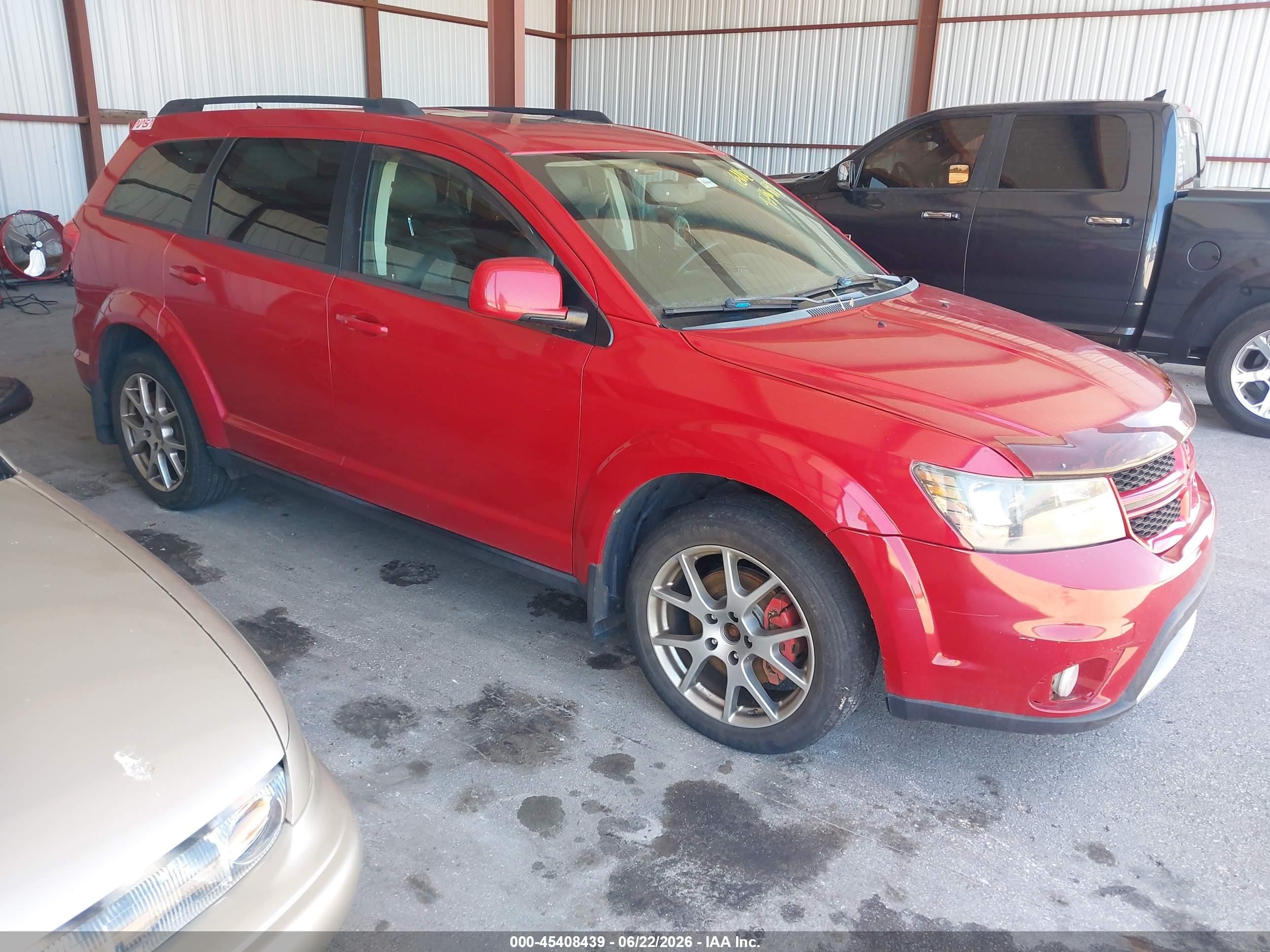2015 Dodge Journey R/t Red vin: 3C4PDDEG2FT689616