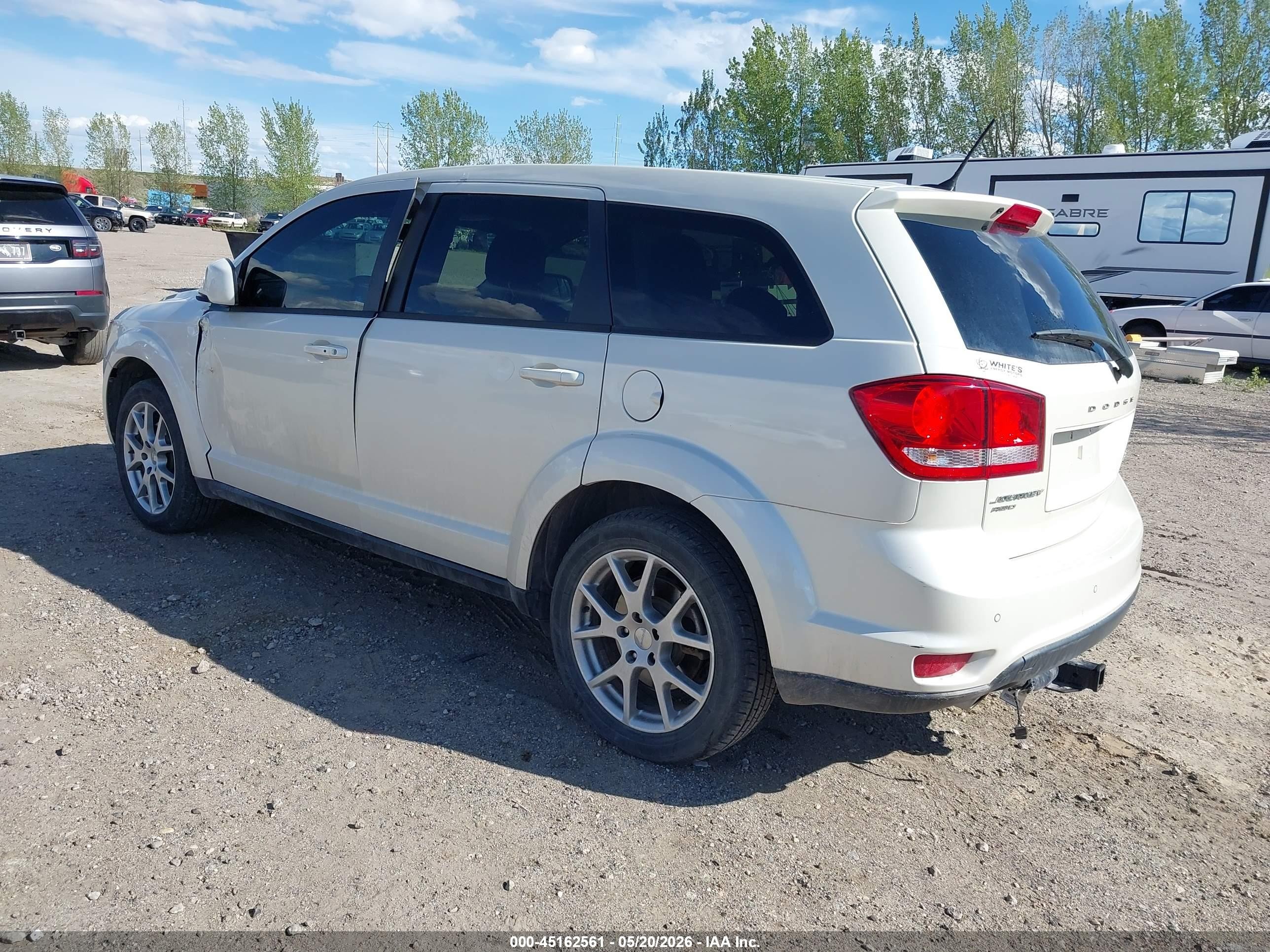 2014 Dodge Journey R/t Белый vin: 3C4PDDEG3ET150047
