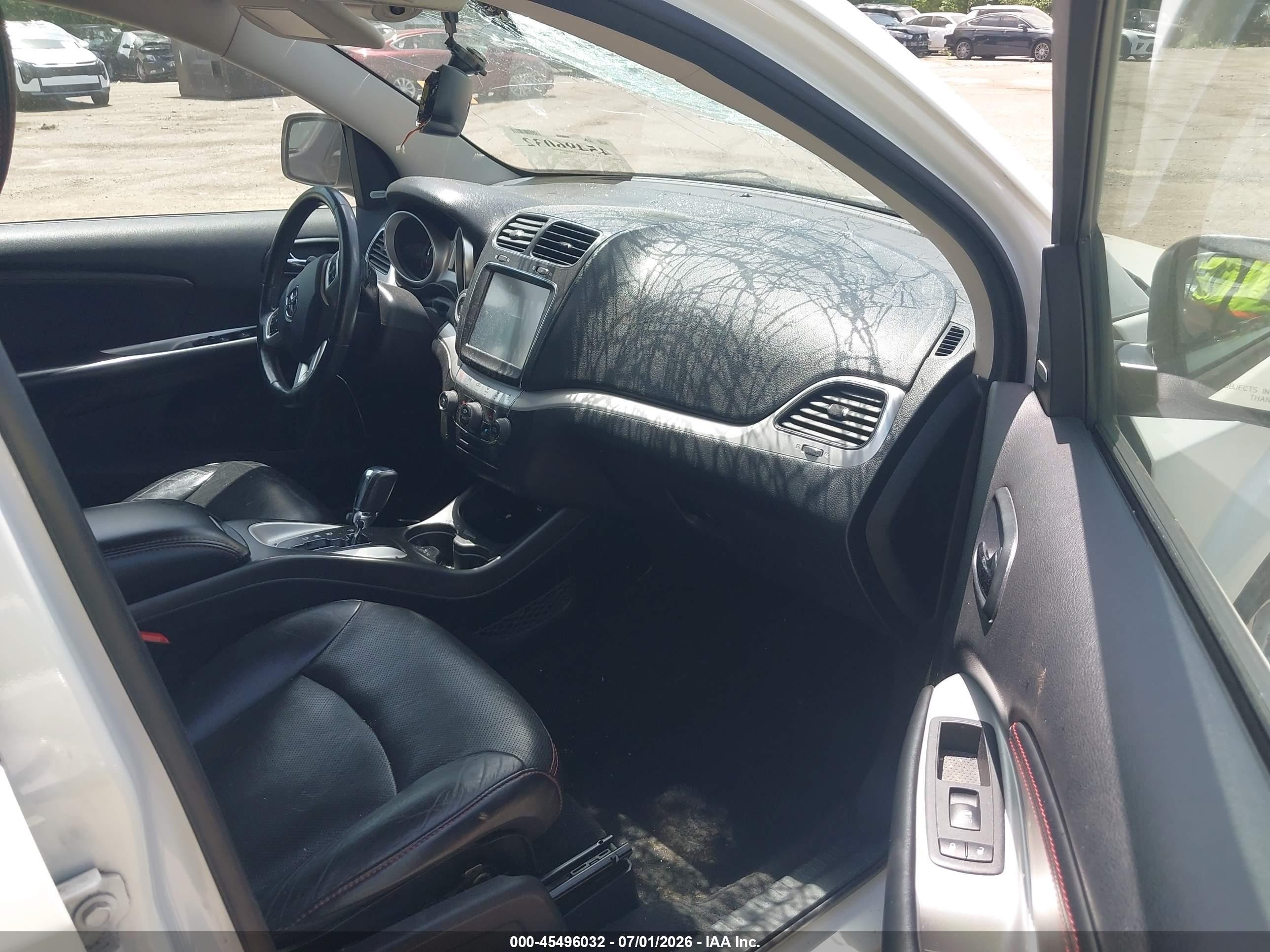 2014 Dodge Journey R/t White vin: 3C4PDDEG3ET278935