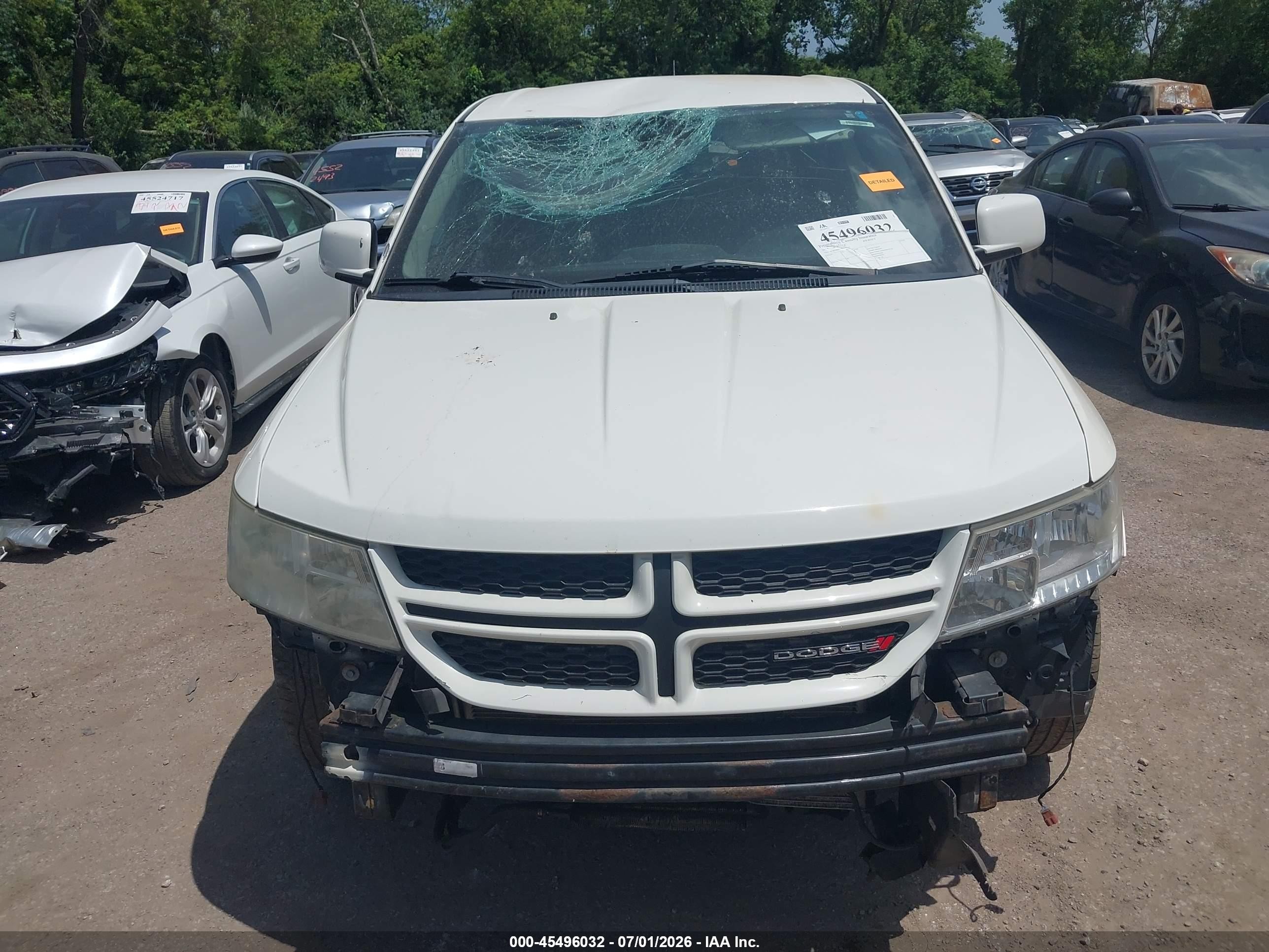 2014 Dodge Journey R/t White vin: 3C4PDDEG3ET278935
