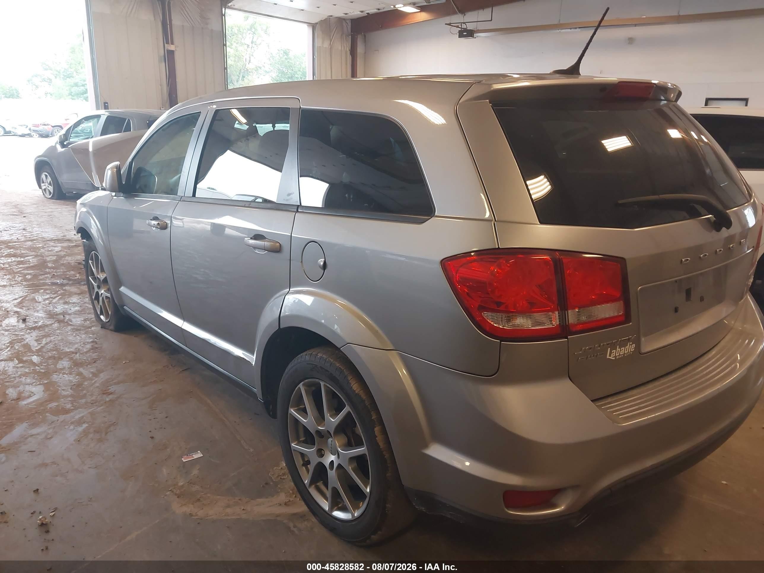 2016 Dodge Journey R/t Silver vin: 3C4PDDEG3GT160399