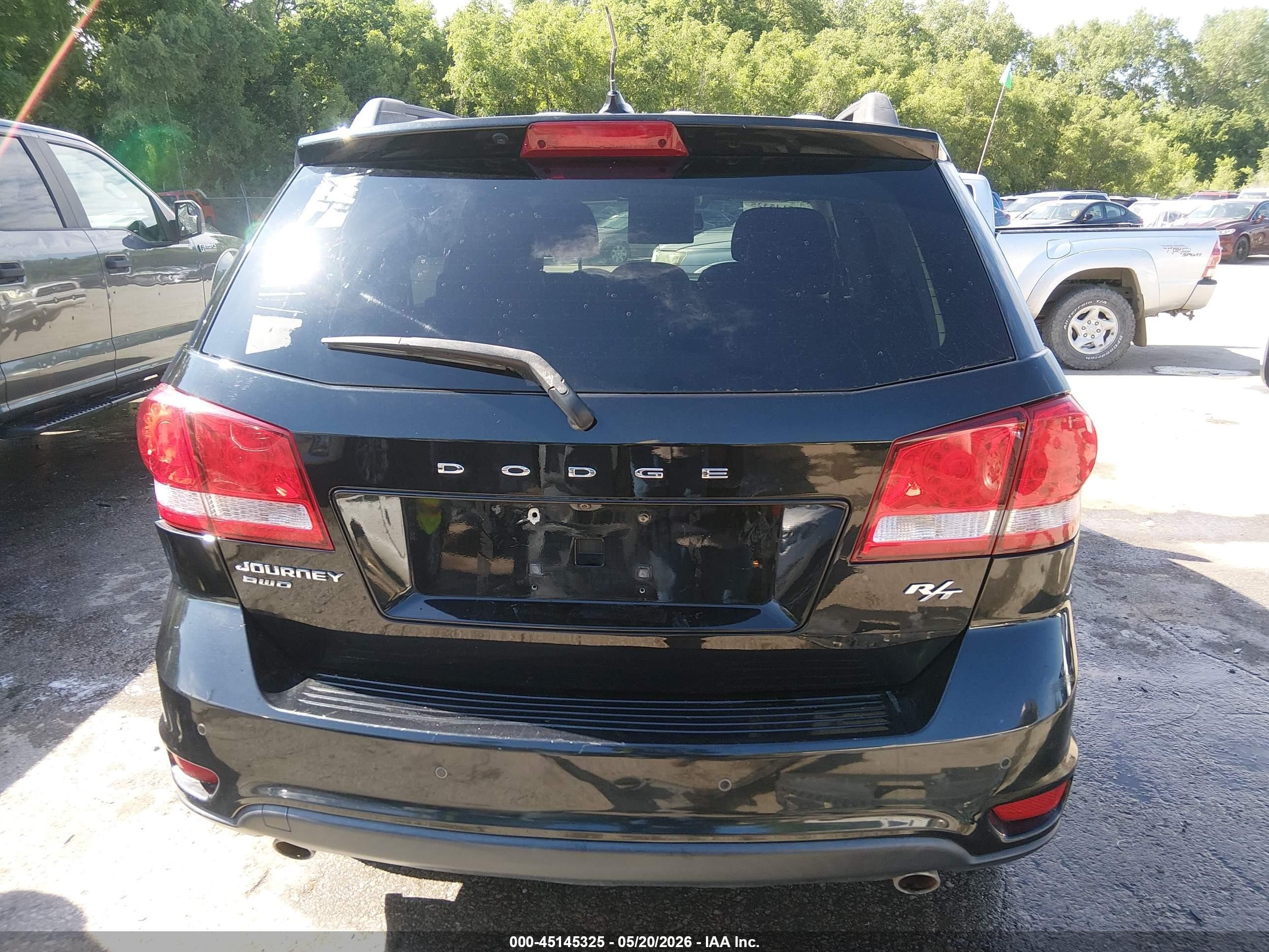 2013 Dodge Journey R/t Black vin: 3C4PDDEG4DT590583
