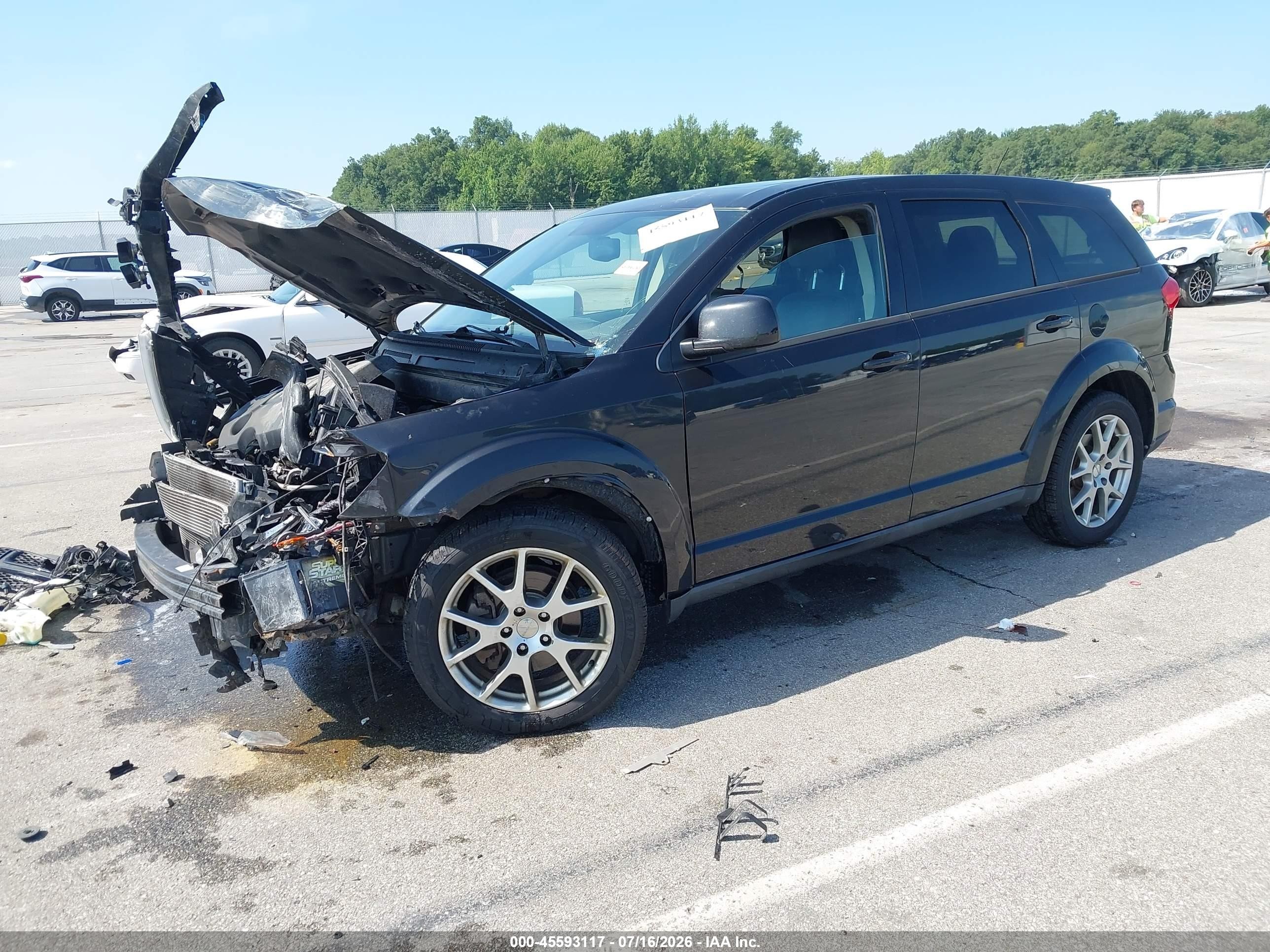 2013 Dodge Journey R/t Black vin: 3C4PDDEG4DT712455