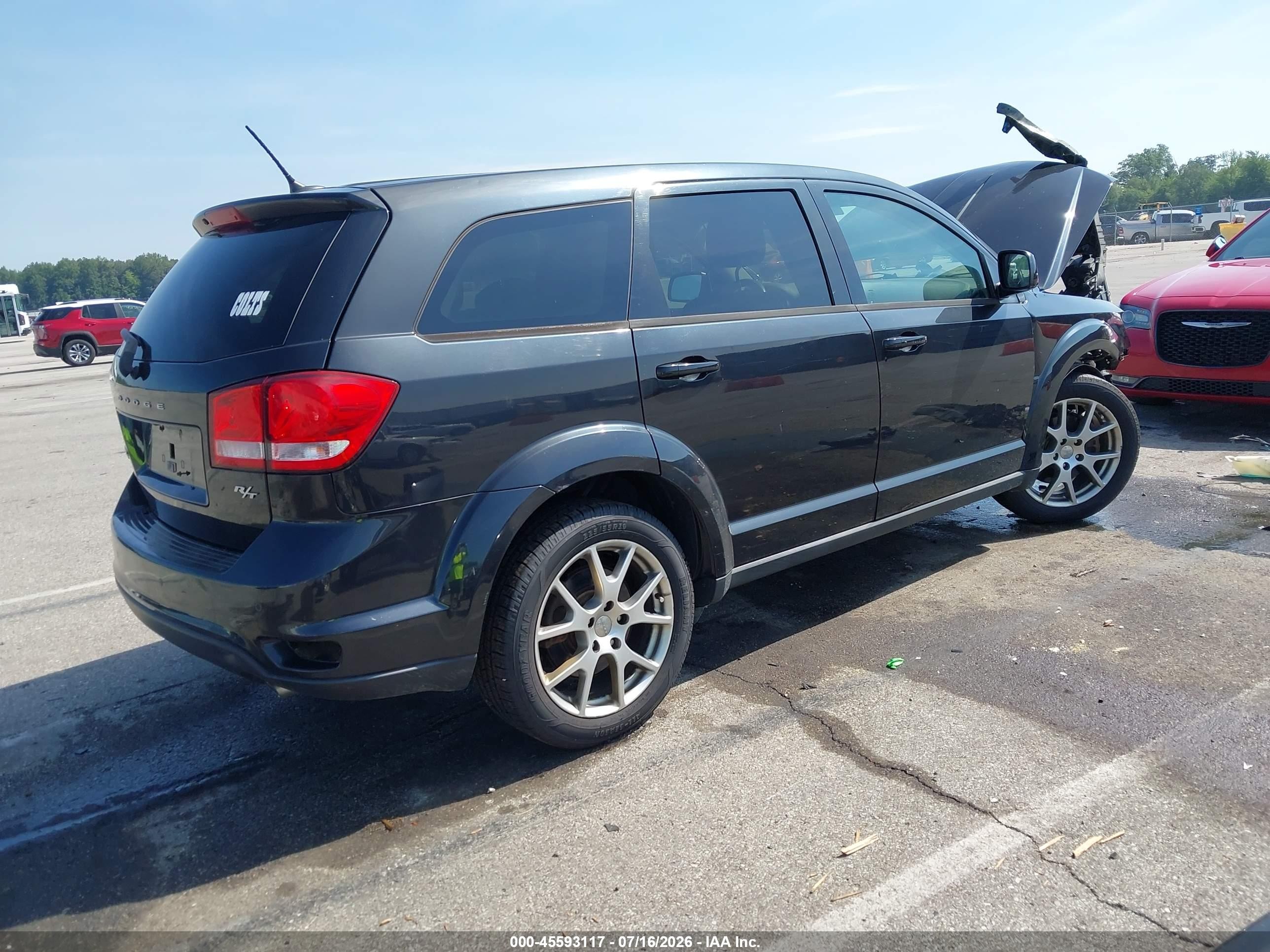 2013 Dodge Journey R/t Black vin: 3C4PDDEG4DT712455