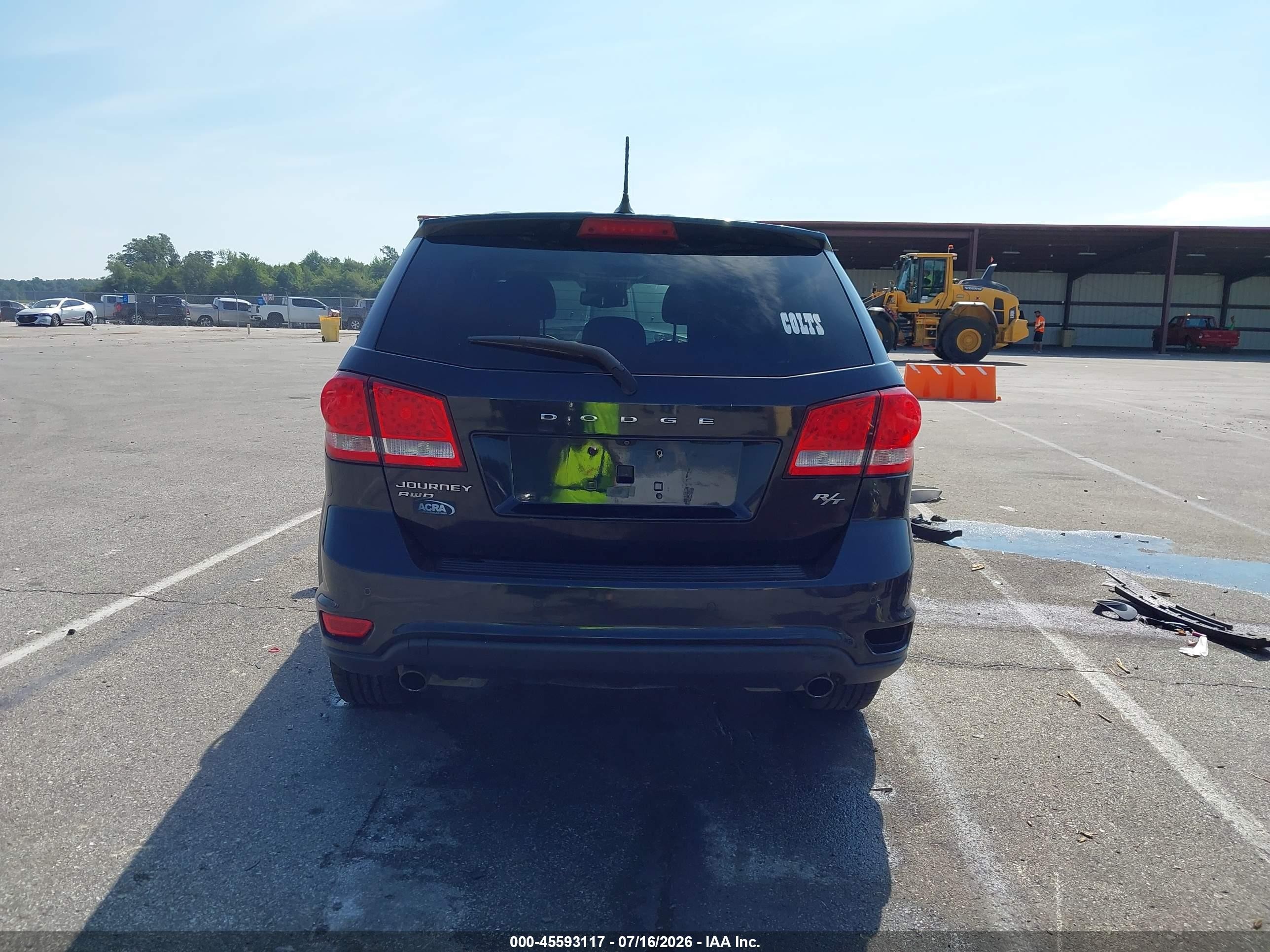 2013 Dodge Journey R/t Black vin: 3C4PDDEG4DT712455