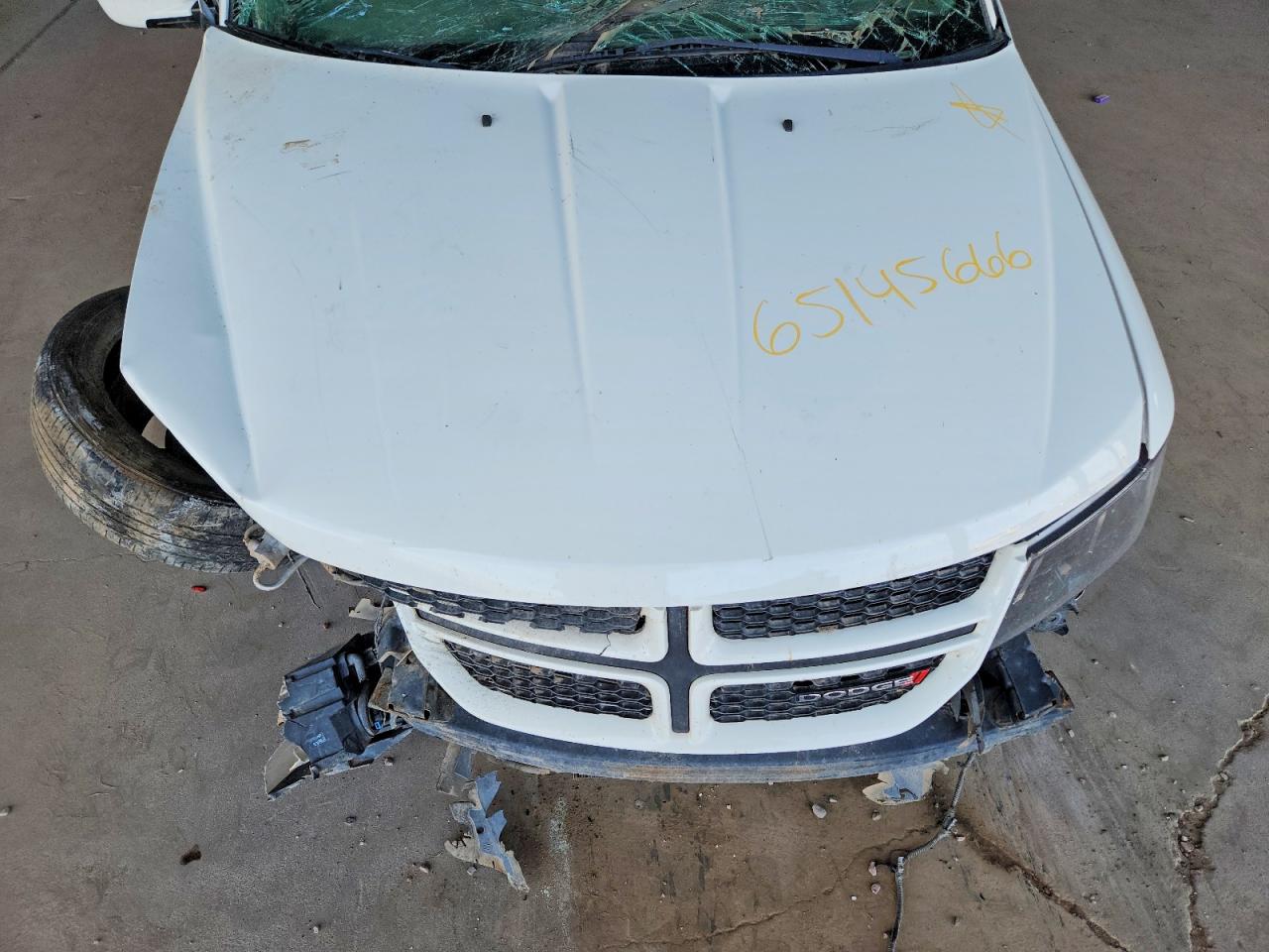 2014 Dodge Journey R/t White vin: 3C4PDDEG4ET156584