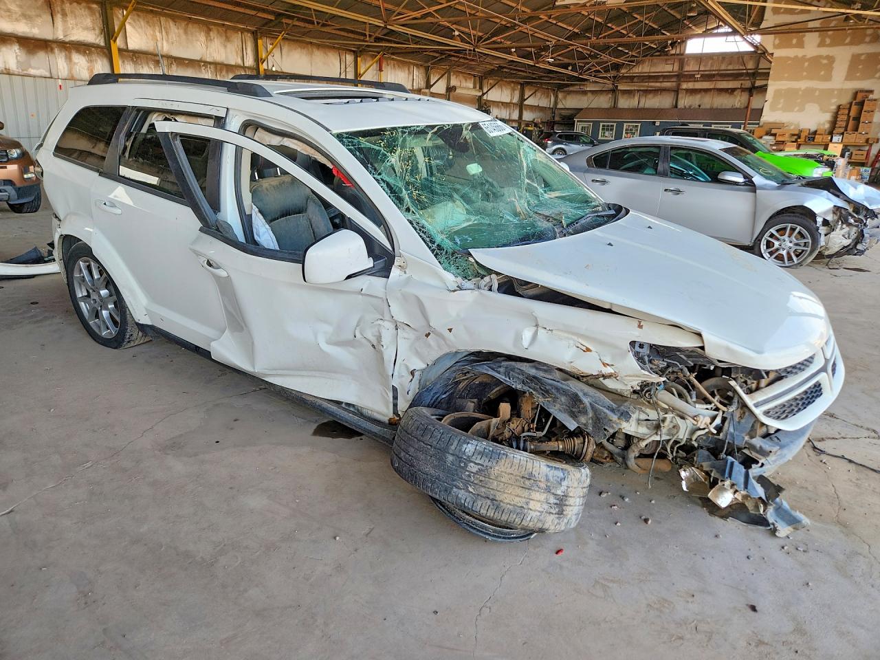 2014 Dodge Journey R/t White vin: 3C4PDDEG4ET156584