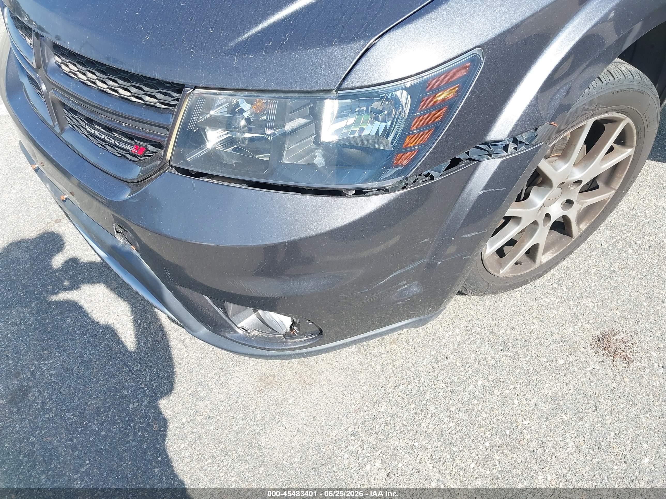 2015 Dodge Journey R/t Gray vin: 3C4PDDEG4FT558042