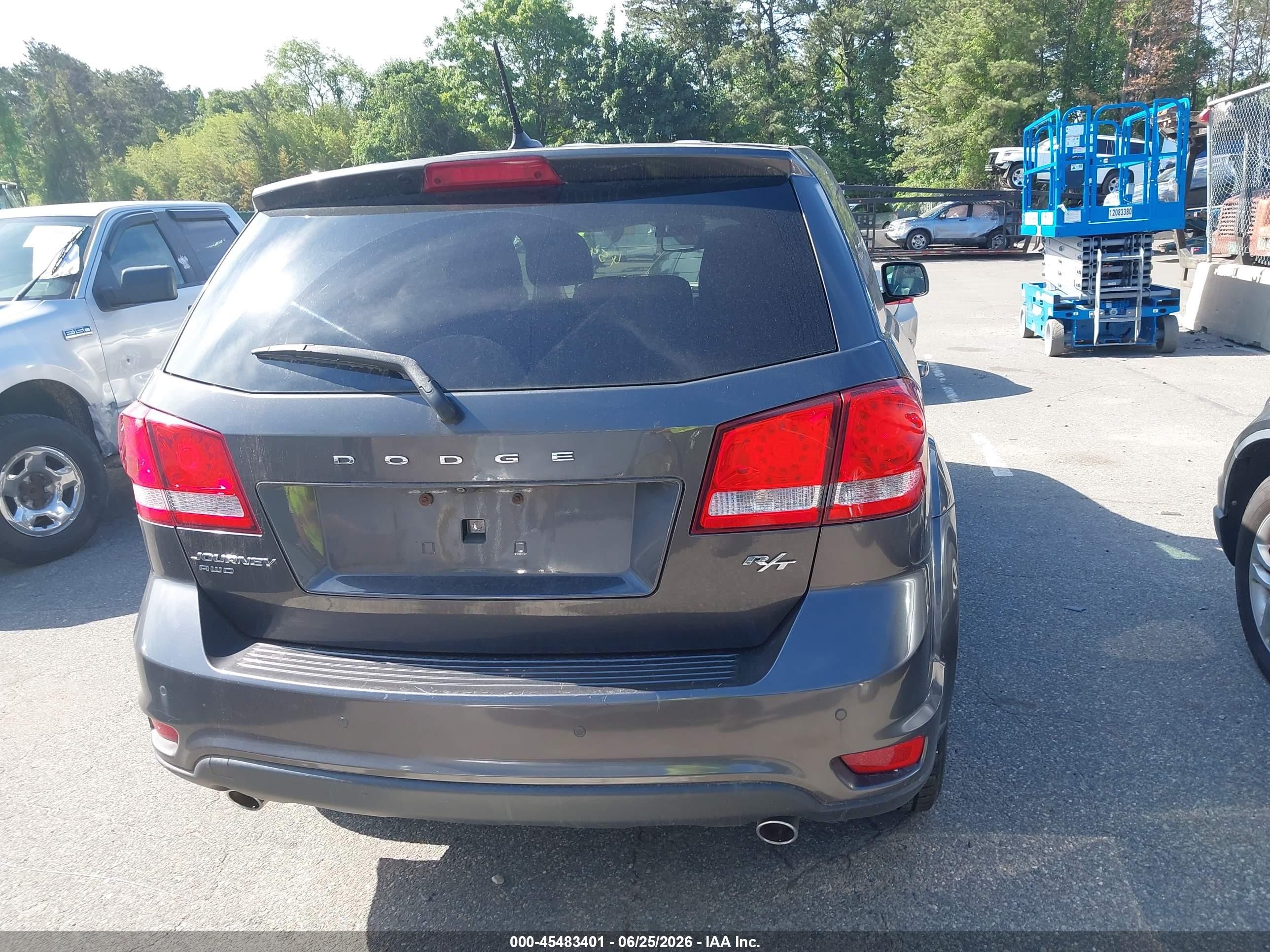 2015 Dodge Journey R/t Gray vin: 3C4PDDEG4FT558042