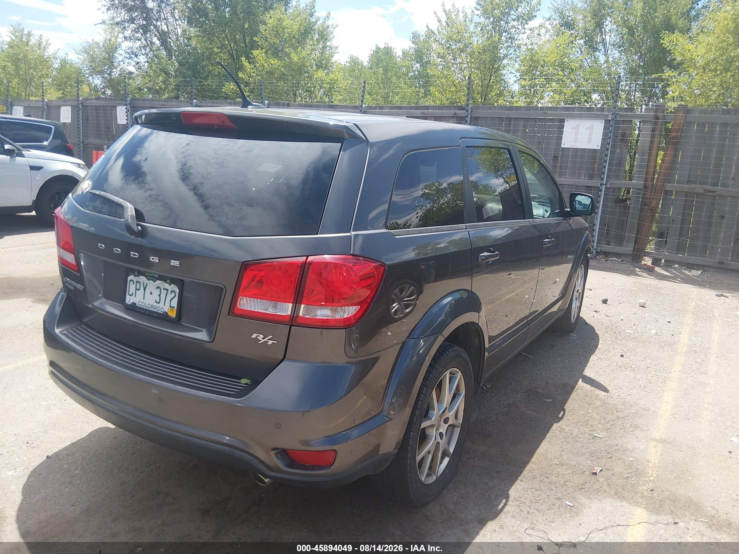 2015 Dodge Journey R/t Black vin: 3C4PDDEG4FT684577
