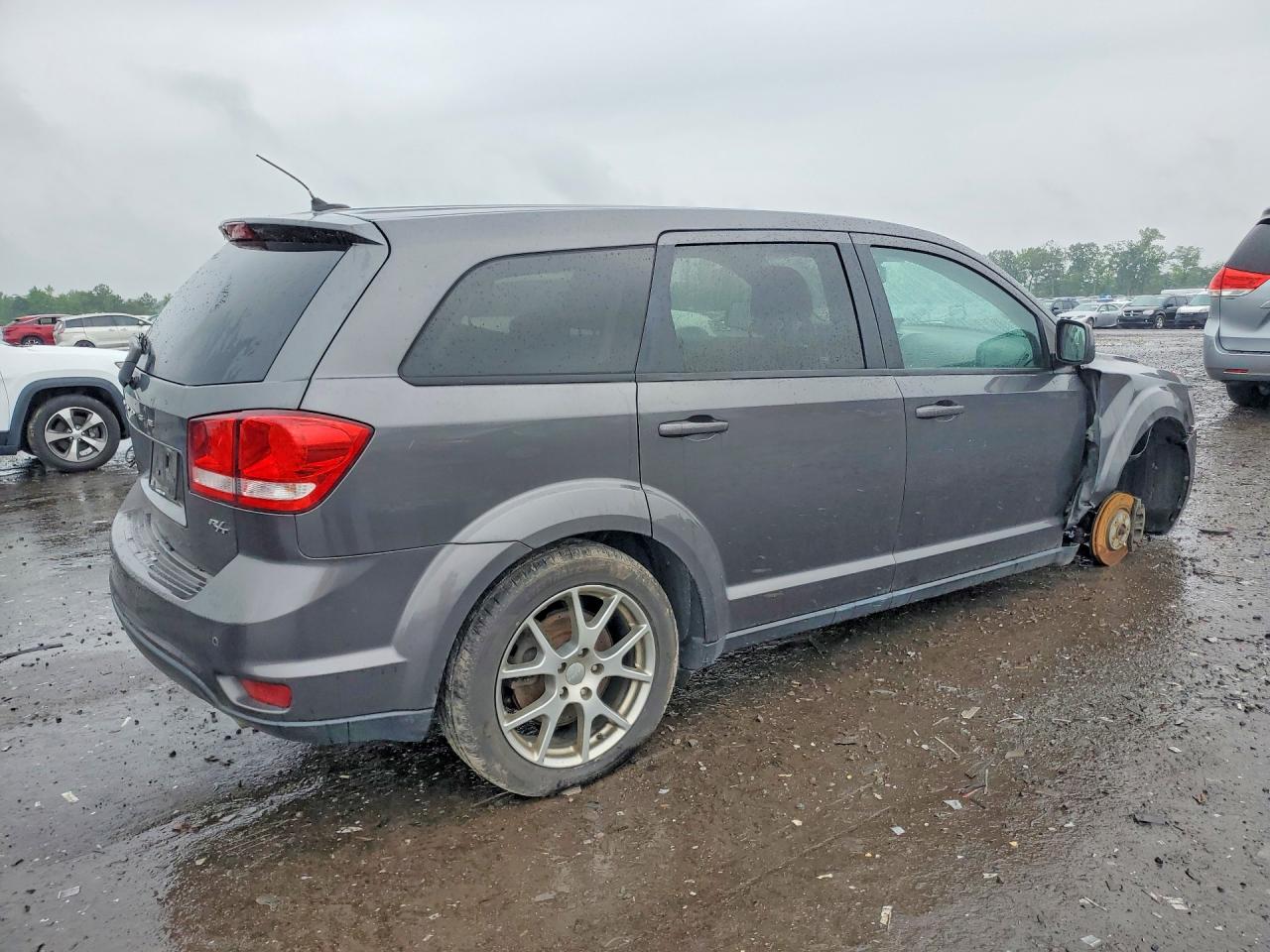 2014 Dodge Journey R Gray vin: 3C4PDDEG5ET184331