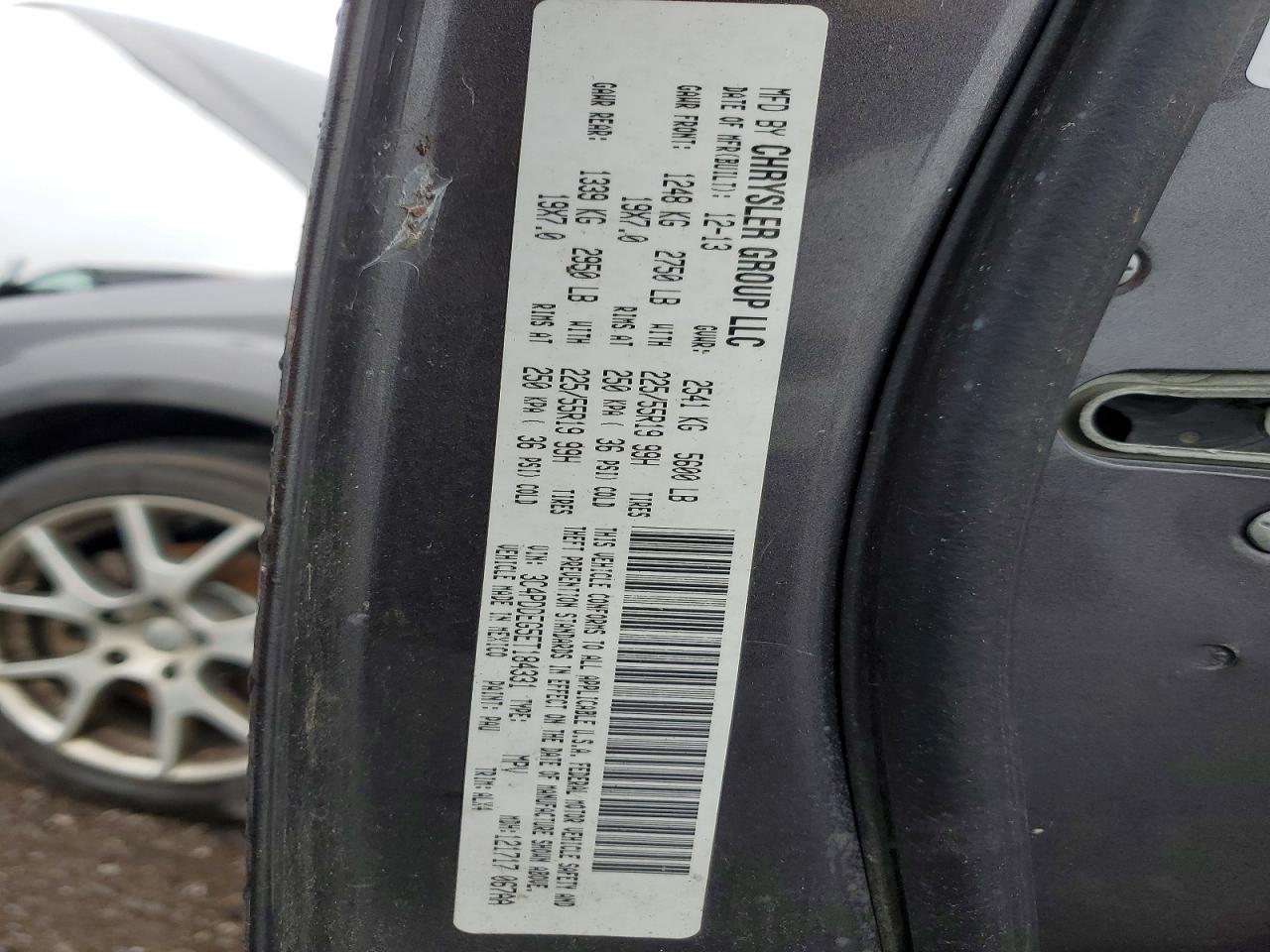 2014 Dodge Journey R Gray vin: 3C4PDDEG5ET184331