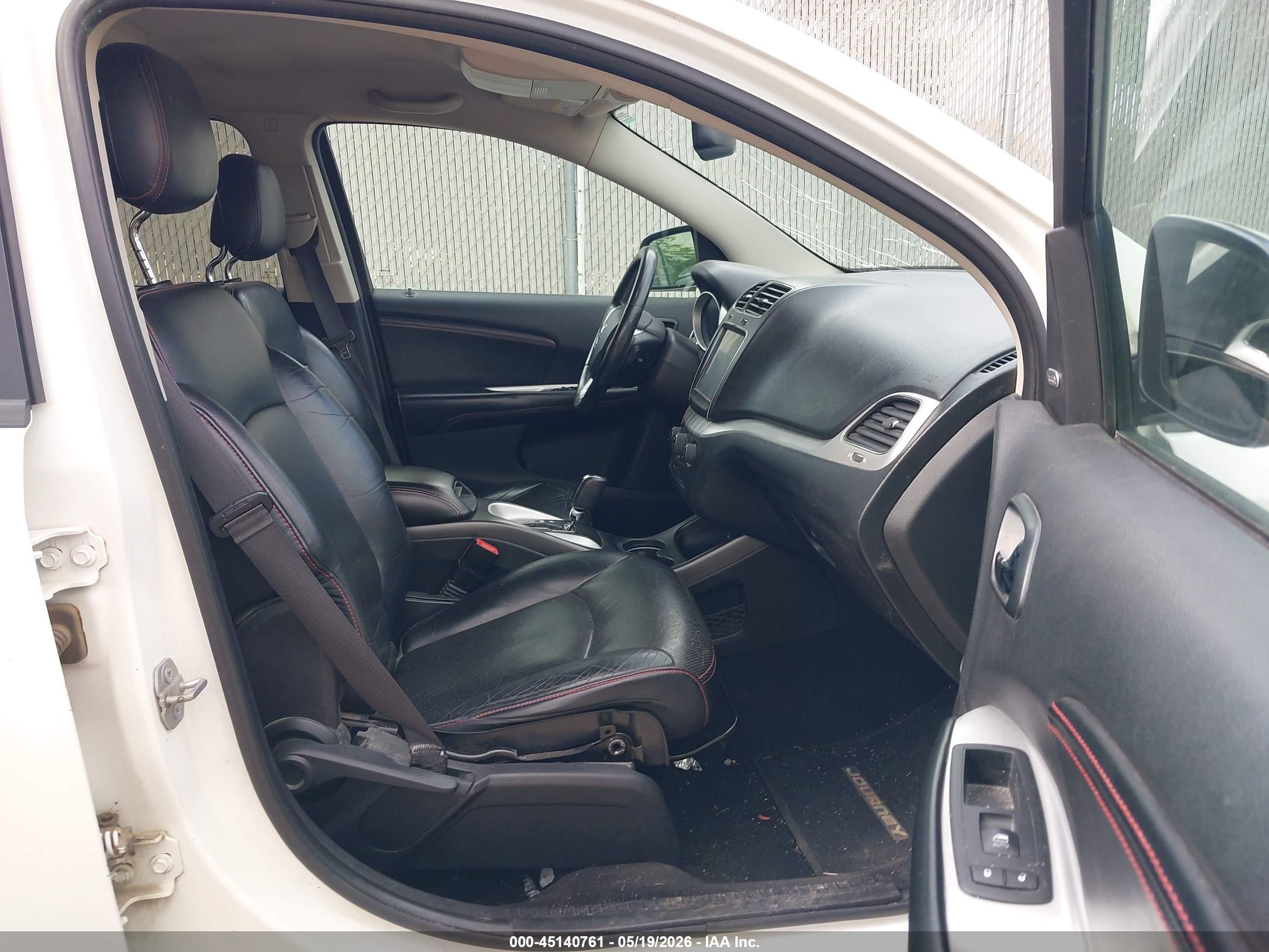 2015 Dodge Journey R/t White vin: 3C4PDDEG5FT689013
