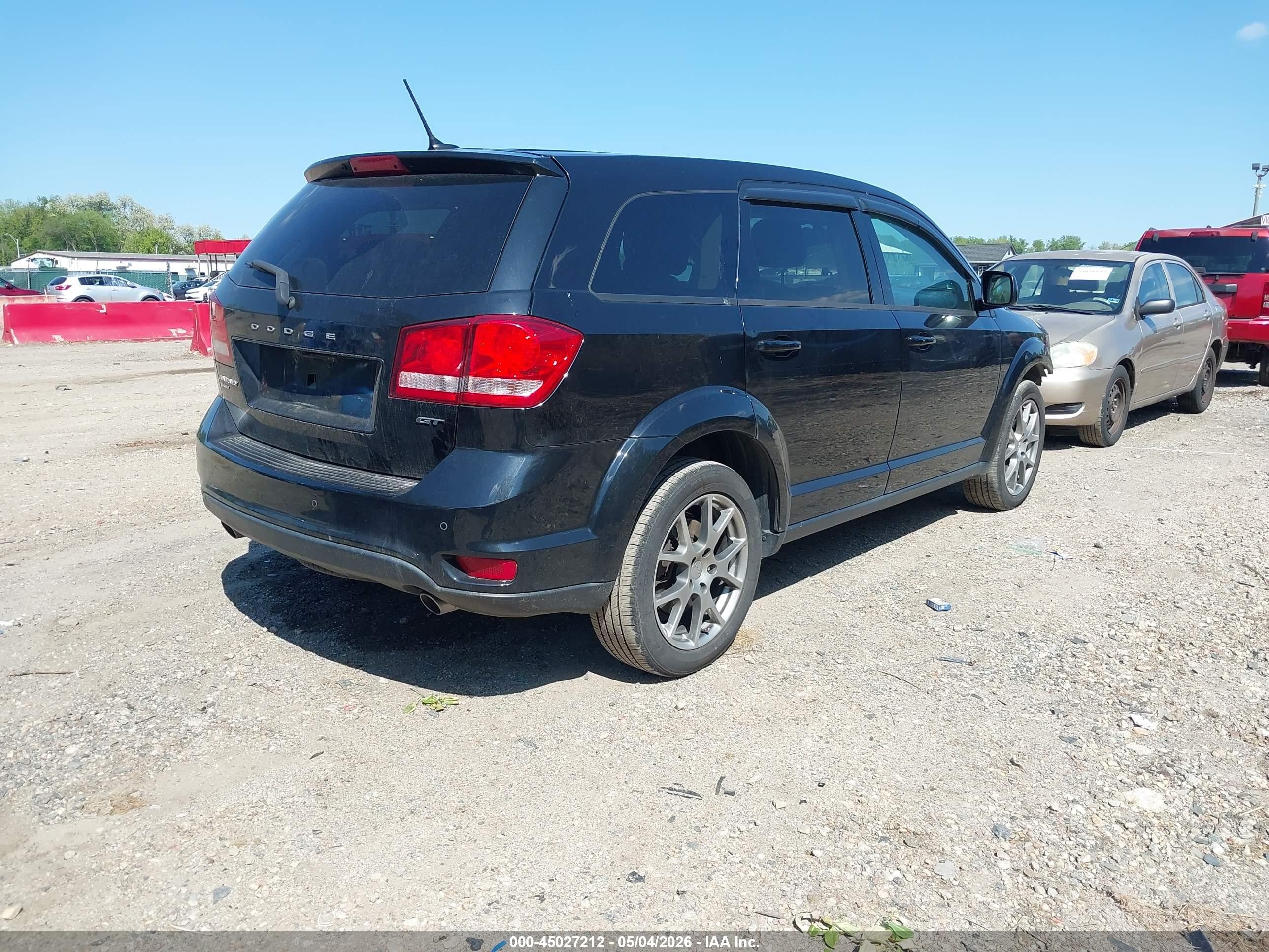 2017 Dodge Journey Gt Awd Black vin: 3C4PDDEG5HT564953