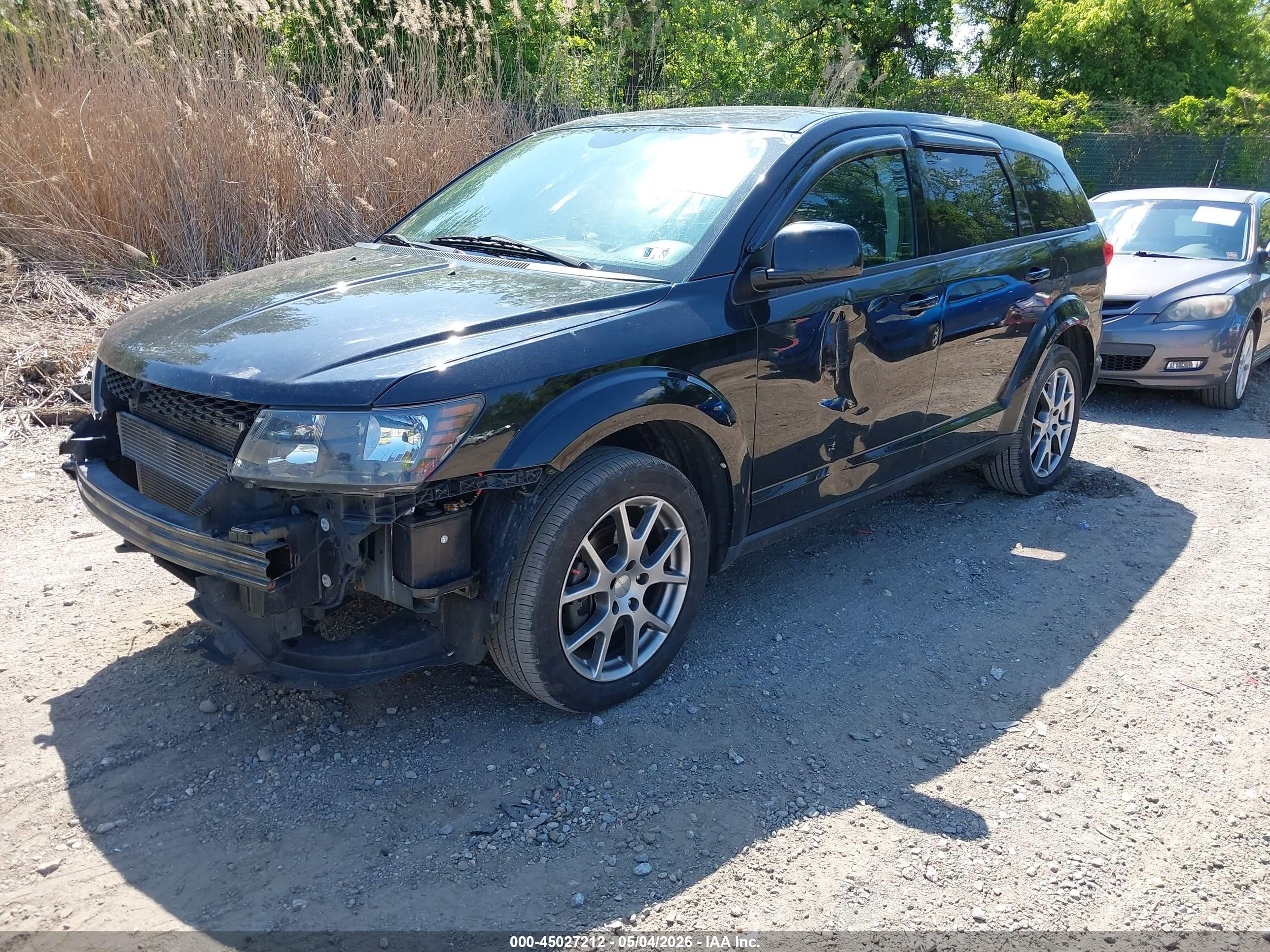 2017 Dodge Journey Gt Awd Black vin: 3C4PDDEG5HT564953