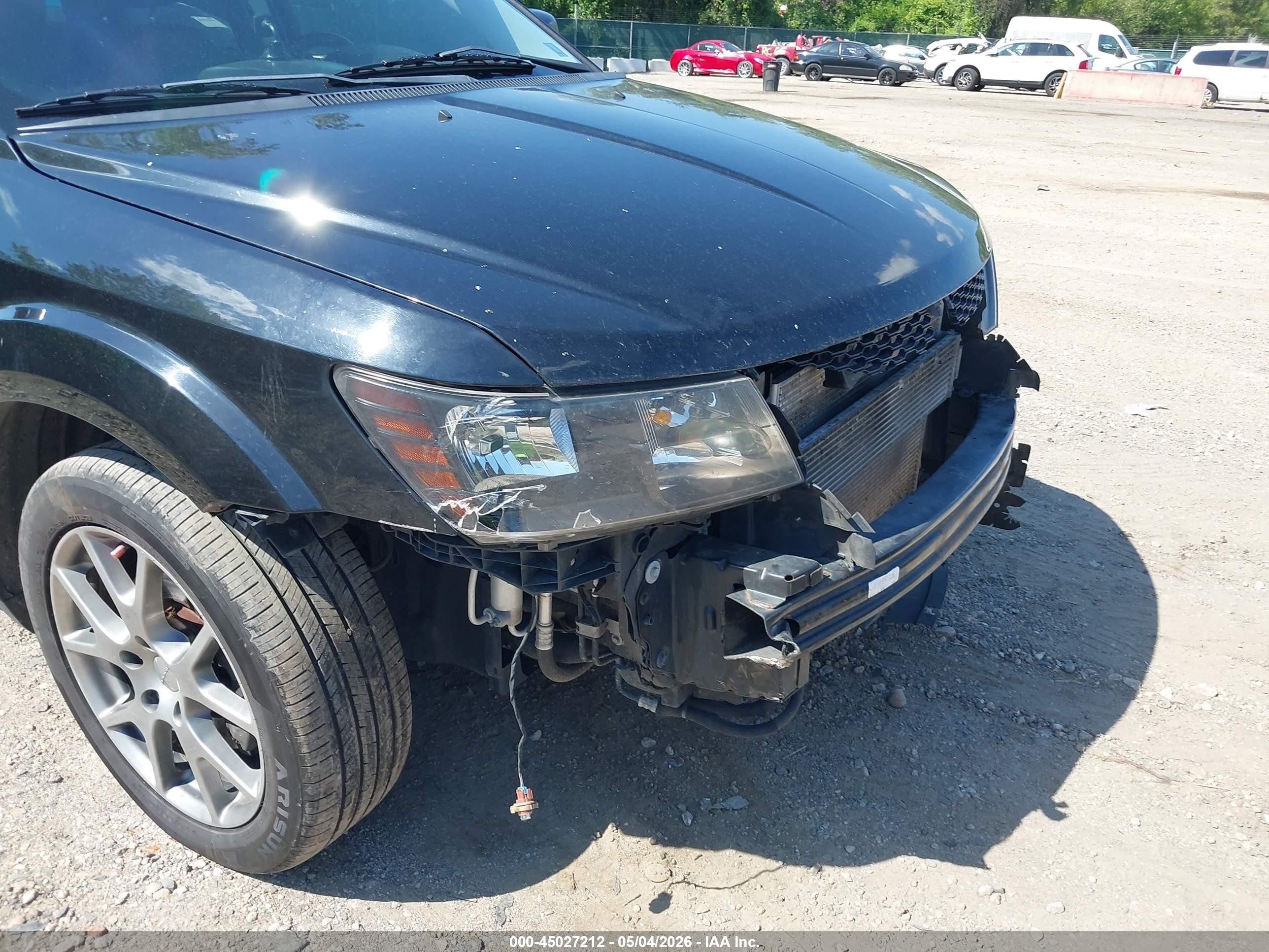 2017 Dodge Journey Gt Awd Black vin: 3C4PDDEG5HT564953