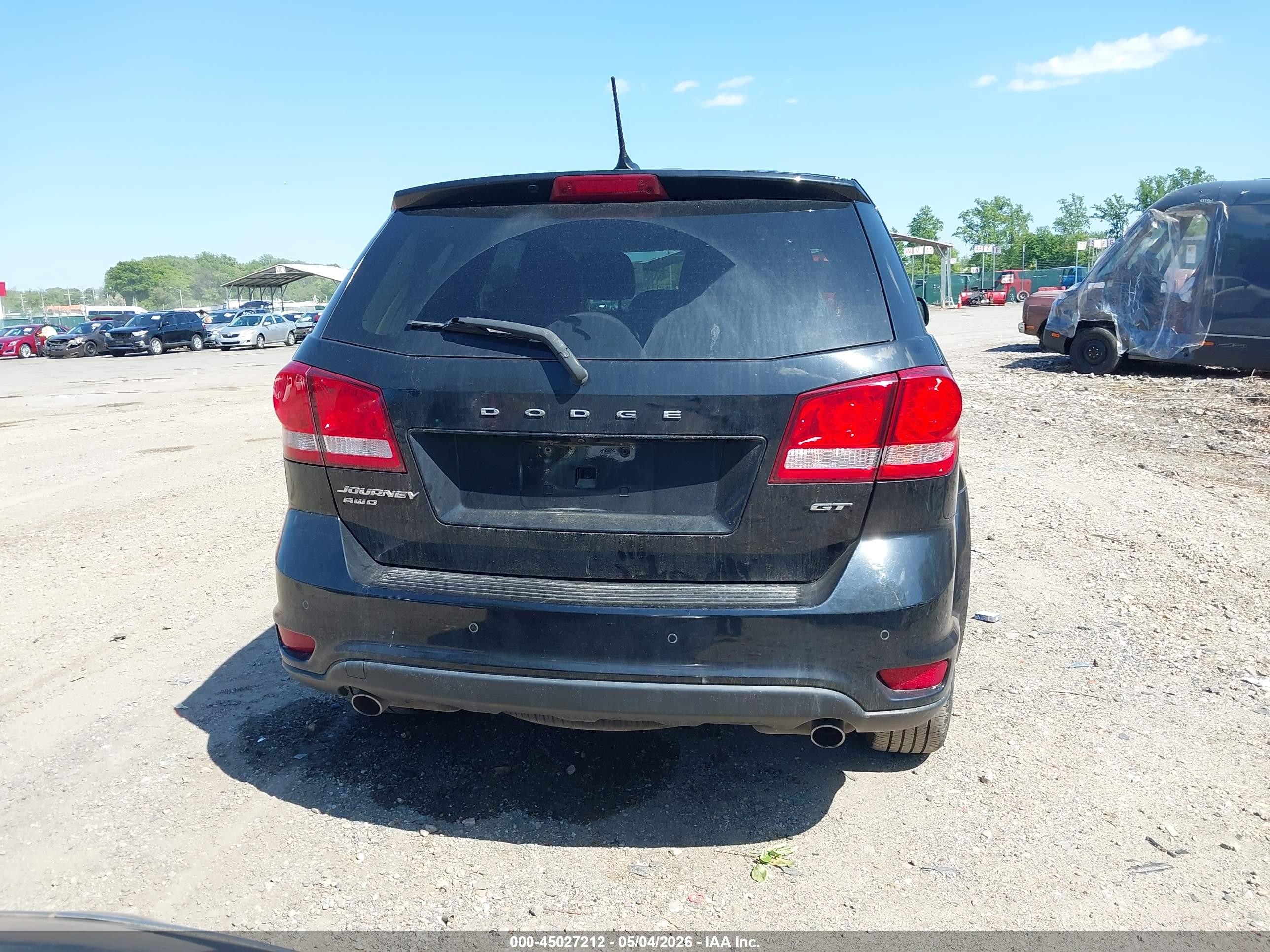 2017 Dodge Journey Gt Awd Black vin: 3C4PDDEG5HT564953