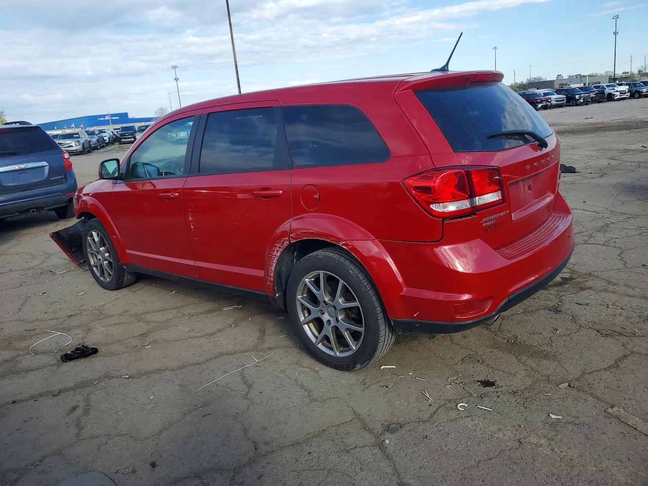 2017 Dodge Journey Gt Red vin: 3C4PDDEG5HT596124