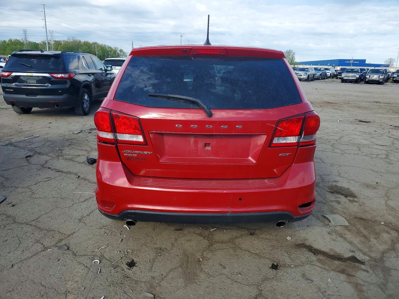 2017 Dodge Journey Gt Red vin: 3C4PDDEG5HT596124
