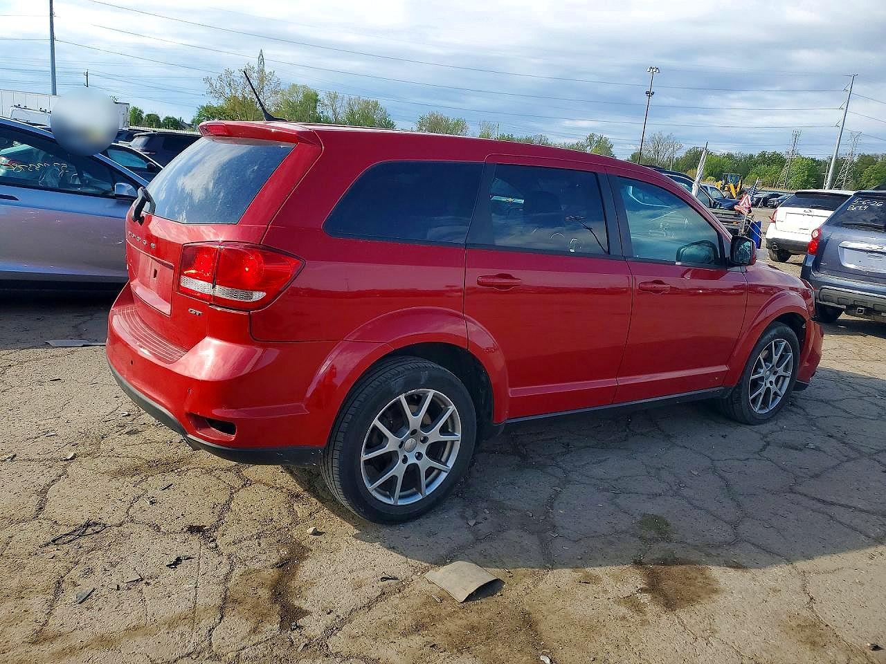 2017 Dodge Journey Gt Red vin: 3C4PDDEG5HT596124