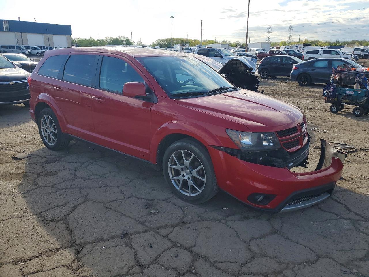 2017 Dodge Journey Gt Red vin: 3C4PDDEG5HT596124