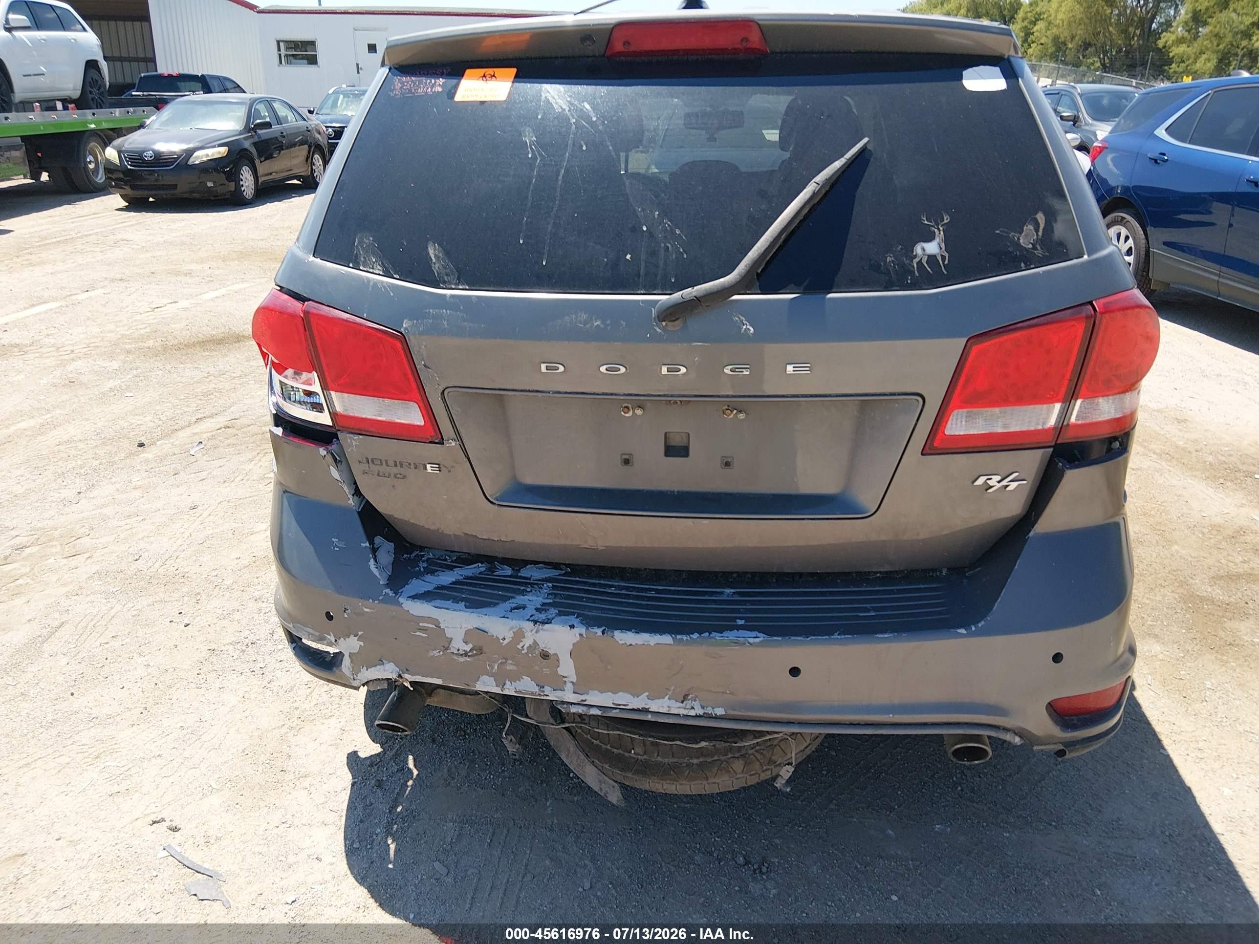 2012 Dodge Journey R/t Gray vin: 3C4PDDEG6CT397334