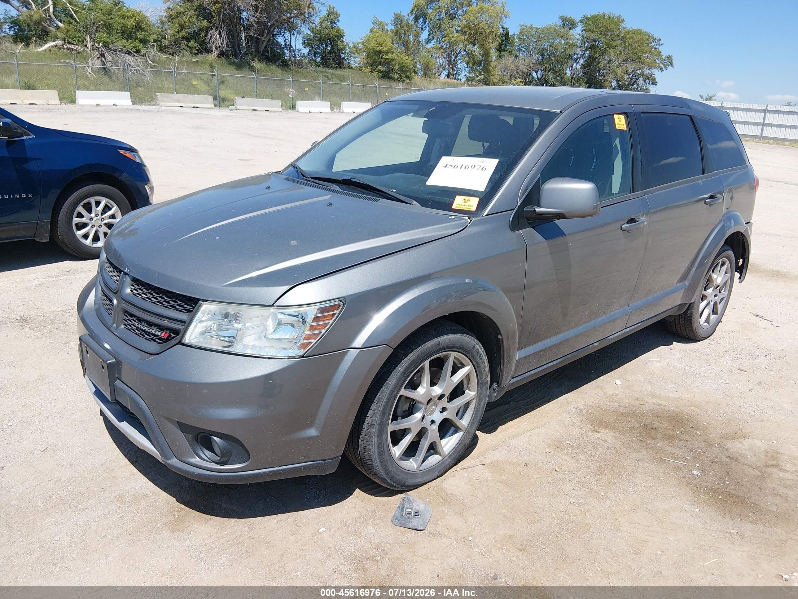2012 Dodge Journey R/t Gray vin: 3C4PDDEG6CT397334