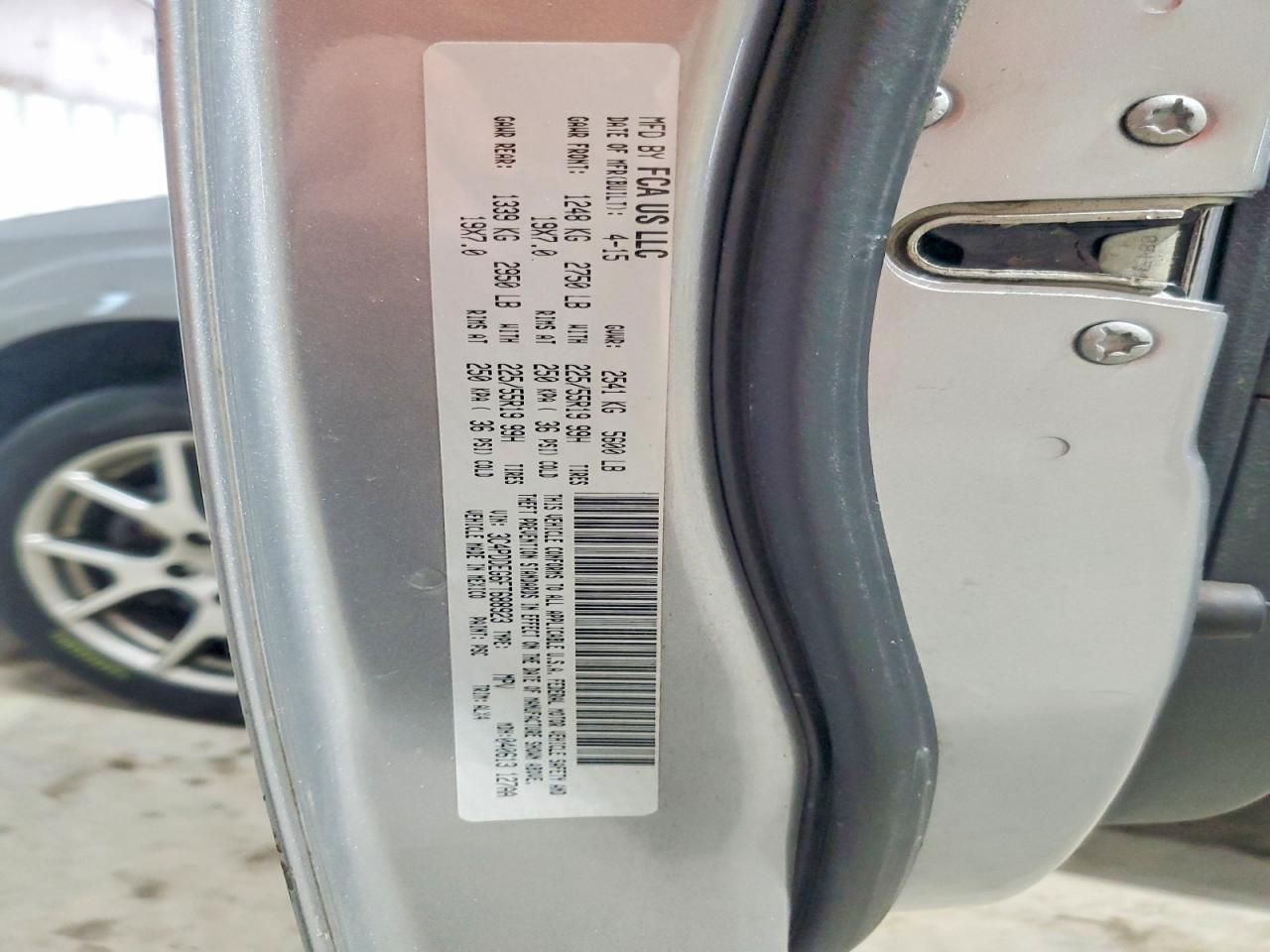 2015 Dodge Journey R Gray vin: 3C4PDDEG6FT688923