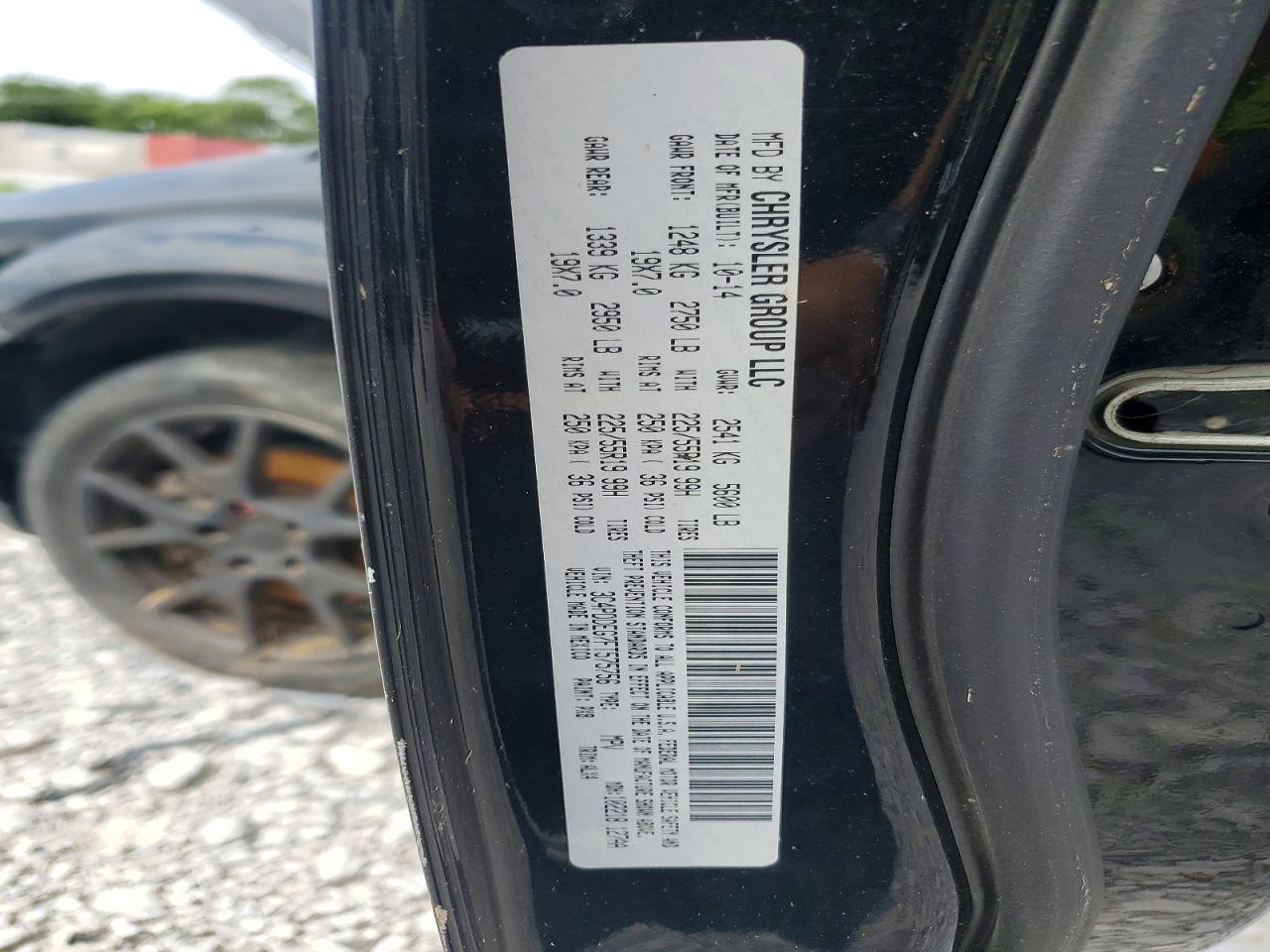 2015 Dodge Journey R/t Black vin: 3C4PDDEG7FT575756