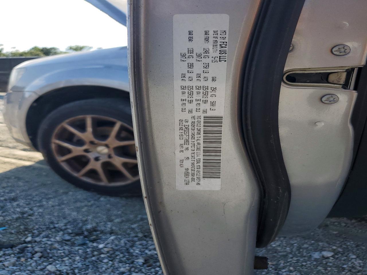 2015 Dodge Journey R/t Silver vin: 3C4PDDEG7FT709522