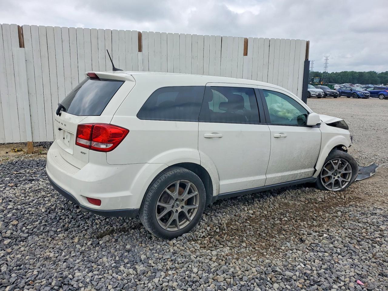 2019 Dodge Journey Gt White vin: 3C4PDDEG7KT720286
