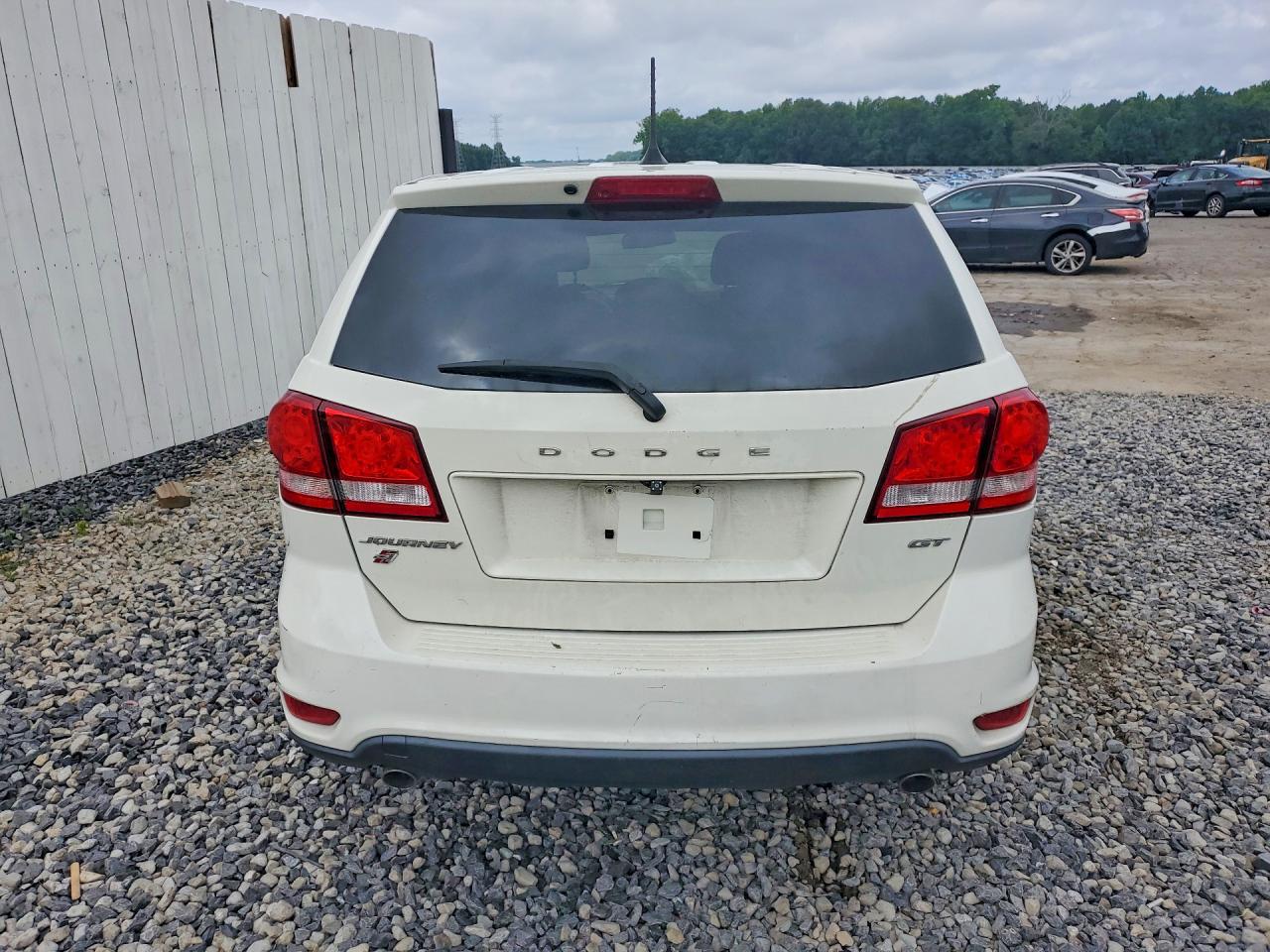 2019 Dodge Journey Gt White vin: 3C4PDDEG7KT720286