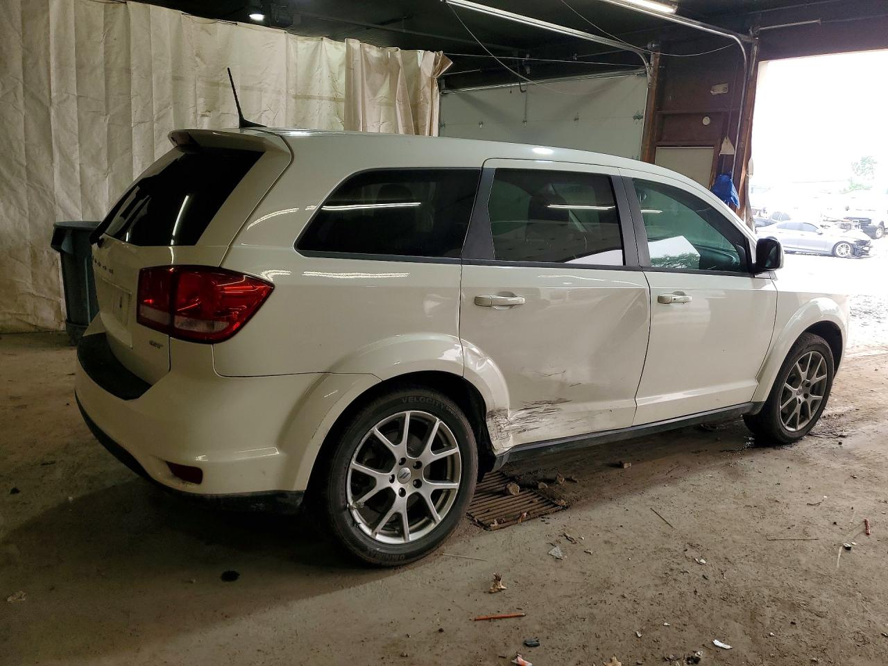 2019 Dodge Journey Gt White vin: 3C4PDDEG7KT784991