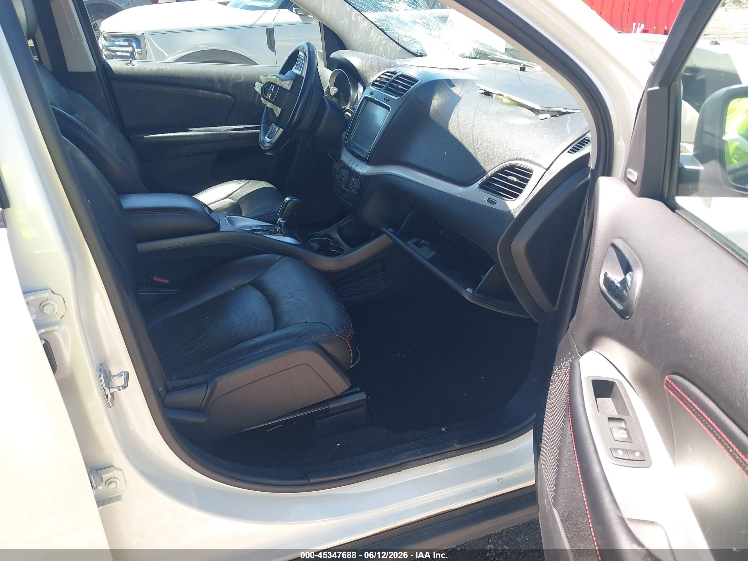 2013 Dodge Journey R/t White vin: 3C4PDDEG8DT595334