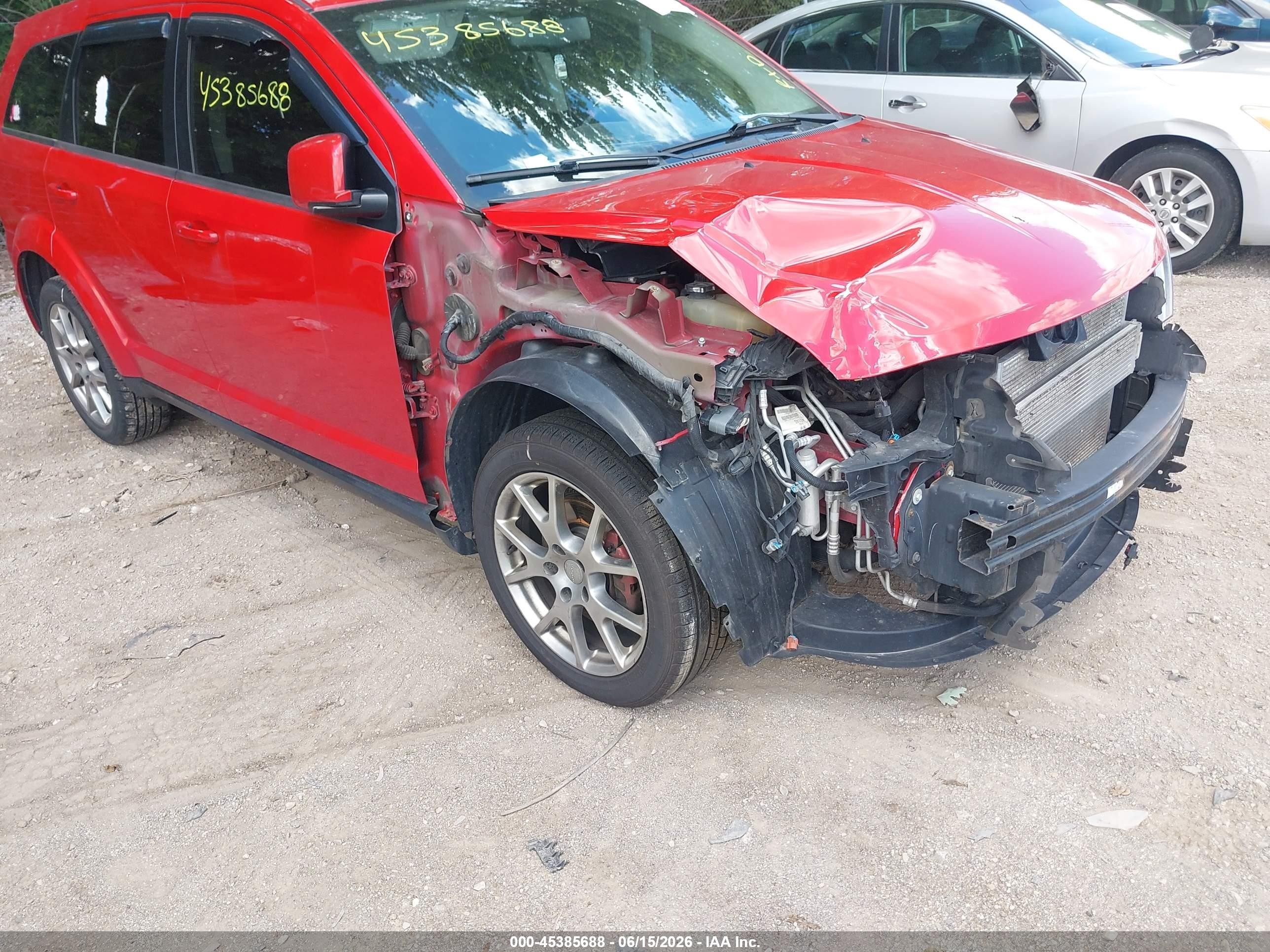 2014 Dodge Journey R/t Red vin: 3C4PDDEG8ET235935