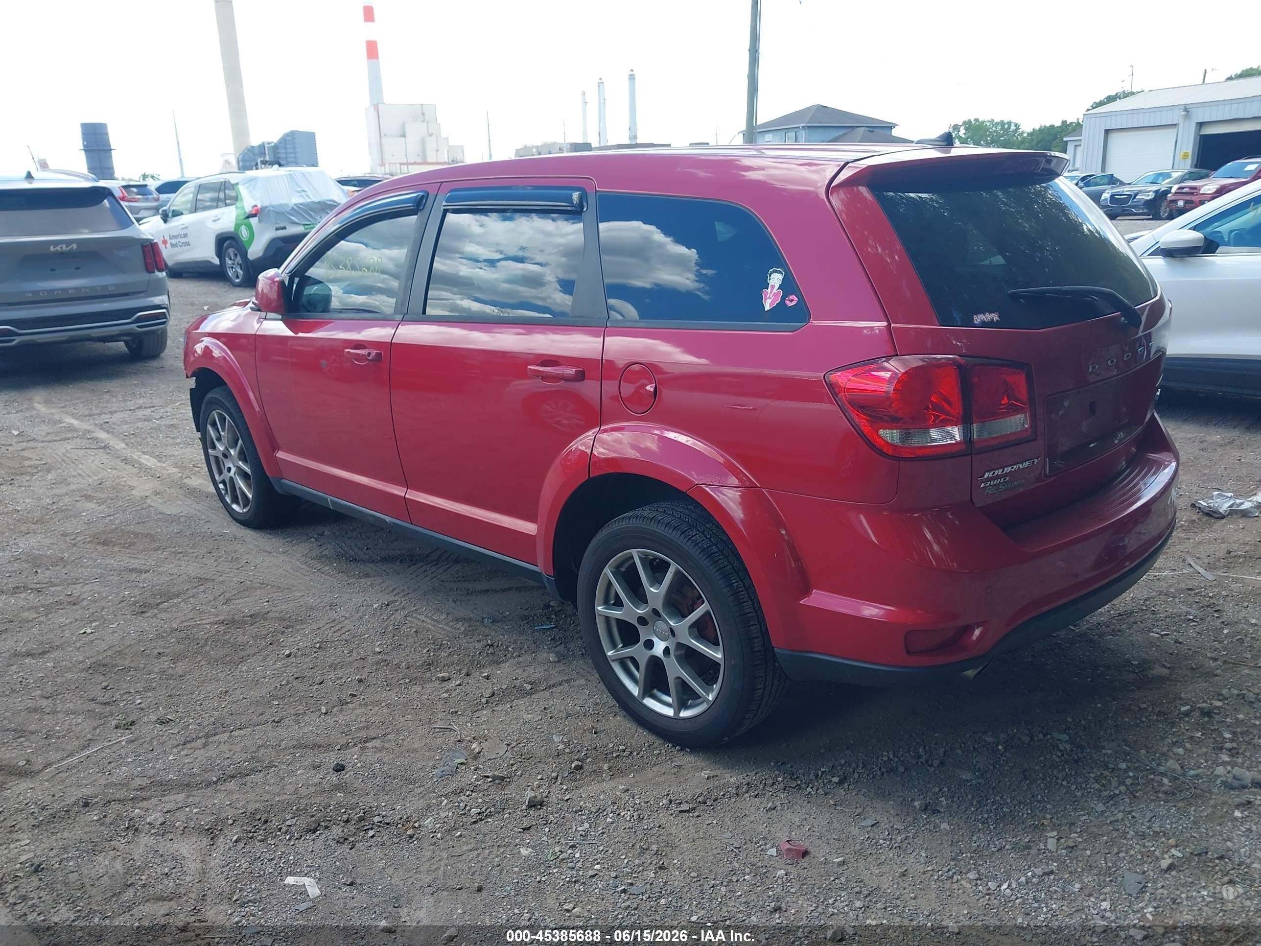 2014 Dodge Journey R/t Red vin: 3C4PDDEG8ET235935