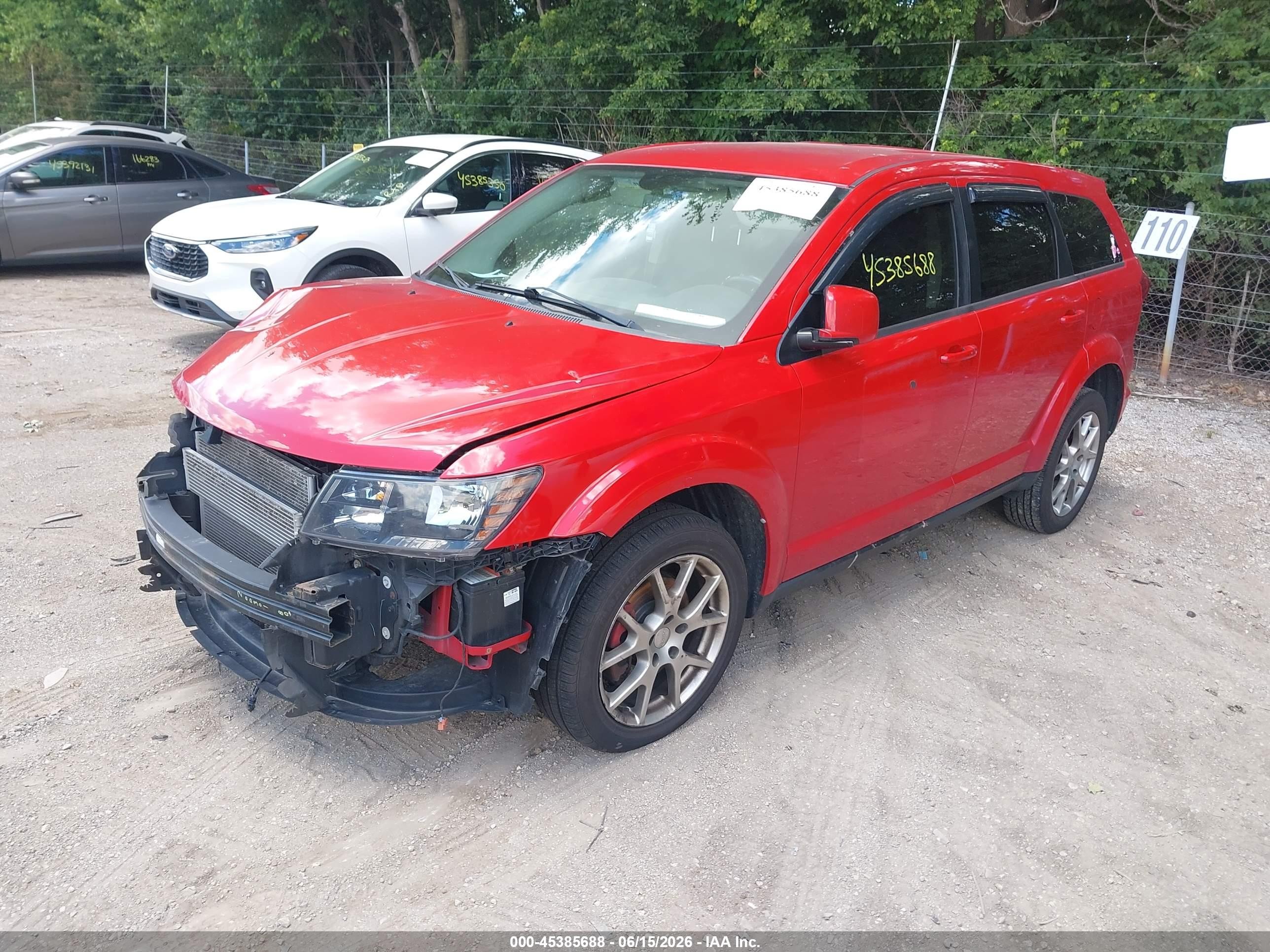 2014 Dodge Journey R/t Red vin: 3C4PDDEG8ET235935