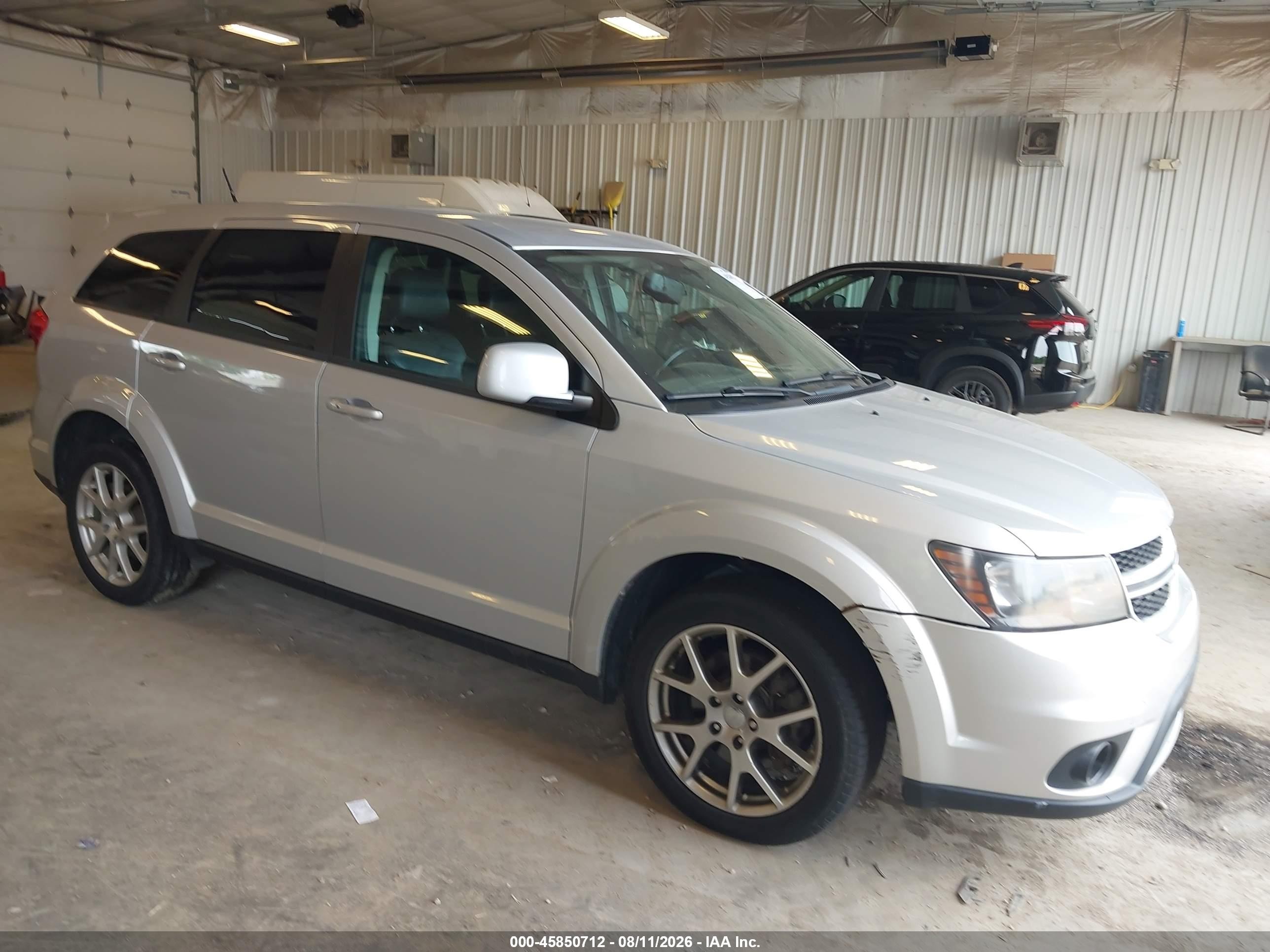 2014 Dodge Journey R/t Silver vin: 3C4PDDEG8ET236003