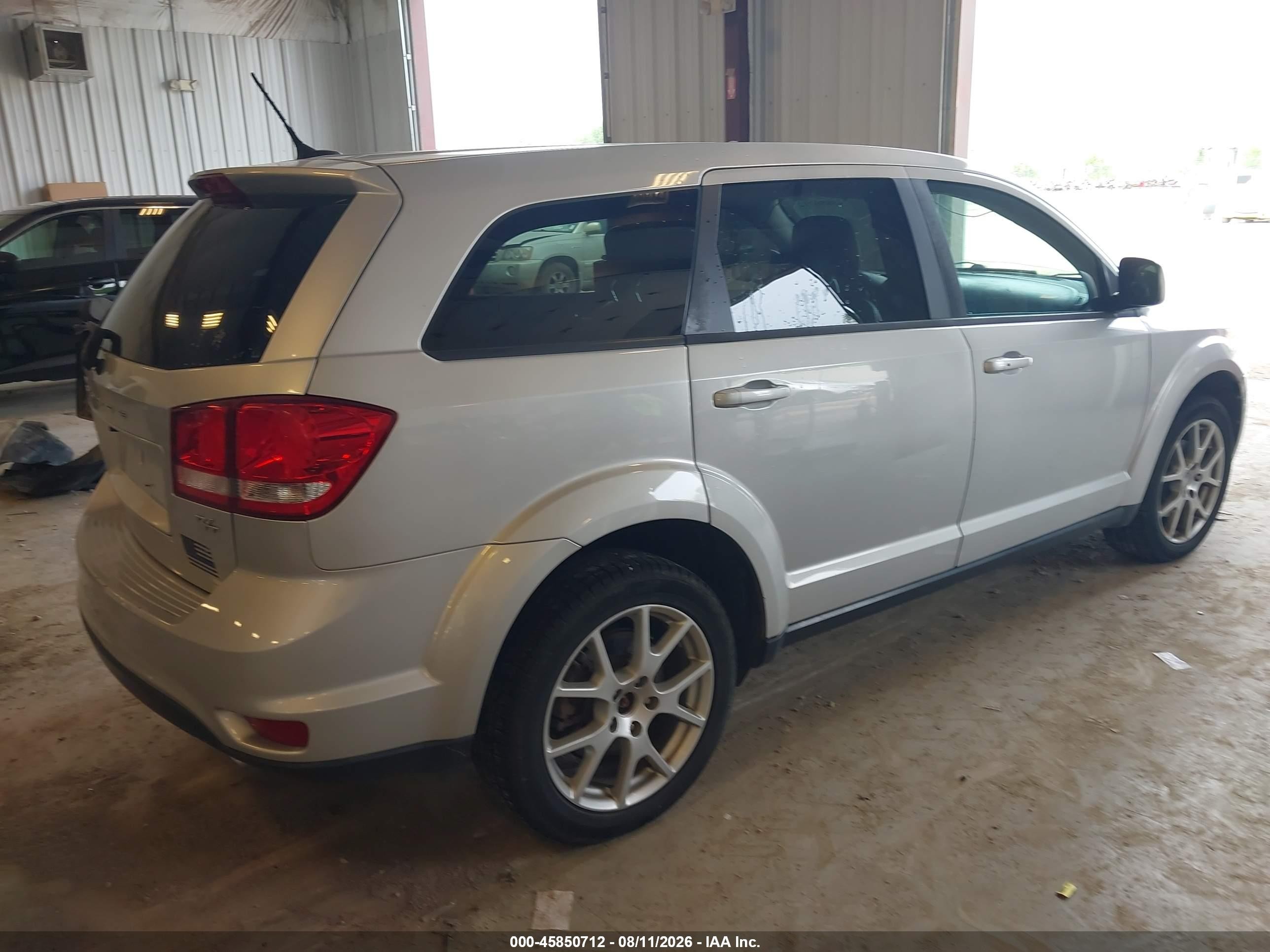 2014 Dodge Journey R/t Silver vin: 3C4PDDEG8ET236003