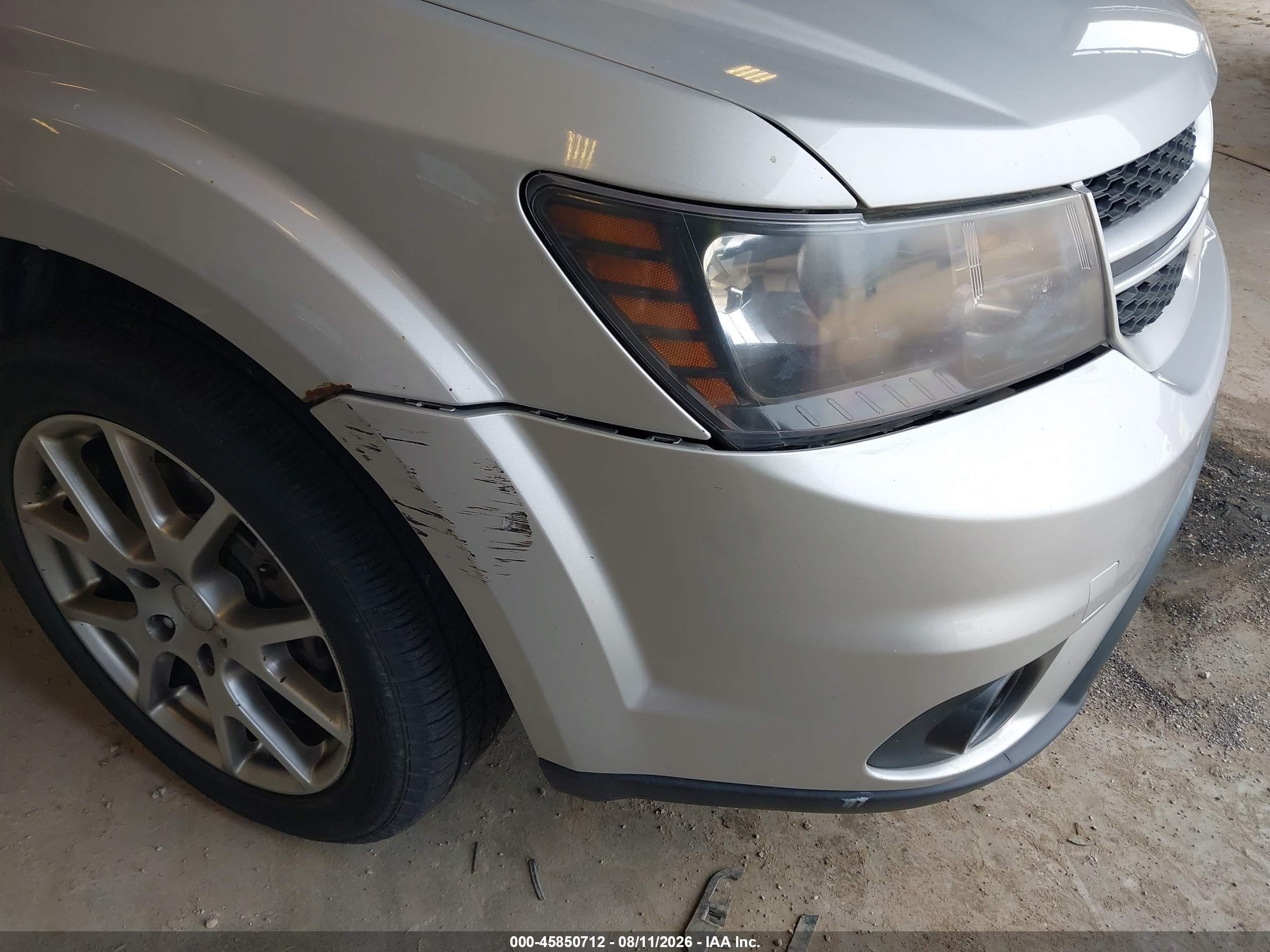 2014 Dodge Journey R/t Silver vin: 3C4PDDEG8ET236003