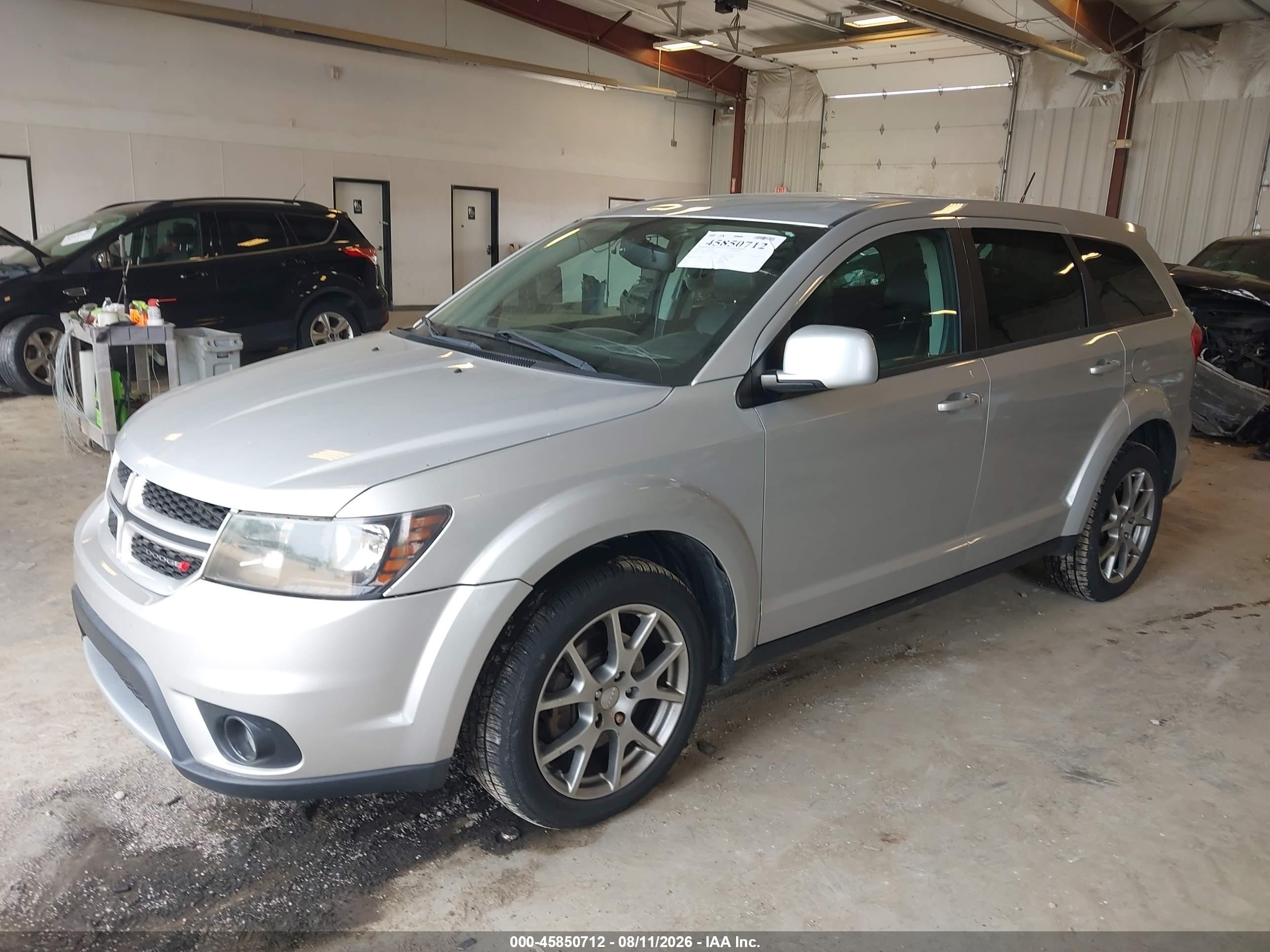2014 Dodge Journey R/t Silver vin: 3C4PDDEG8ET236003