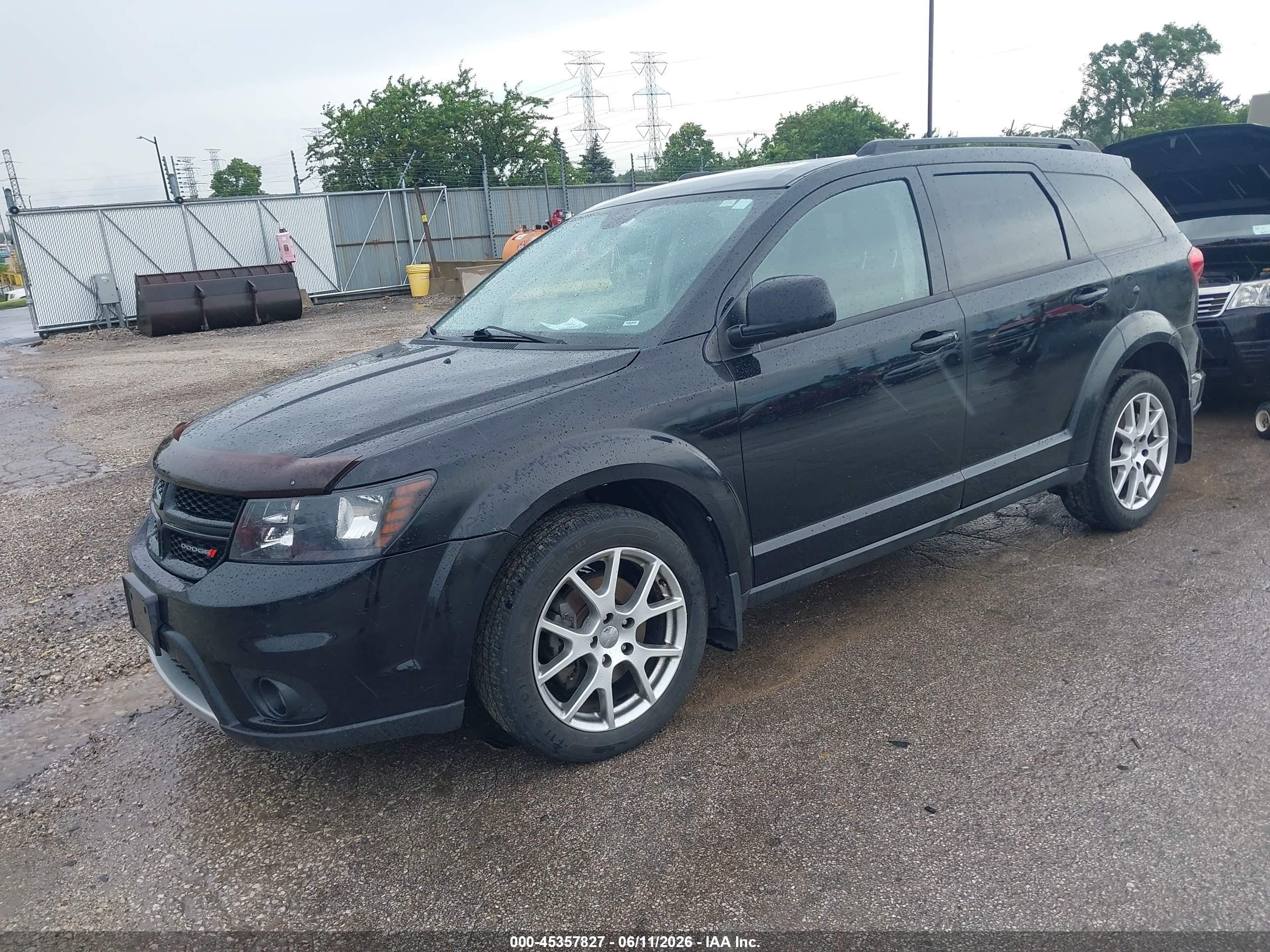 2014 Dodge Journey R/t Черный vin: 3C4PDDEG9ET140784