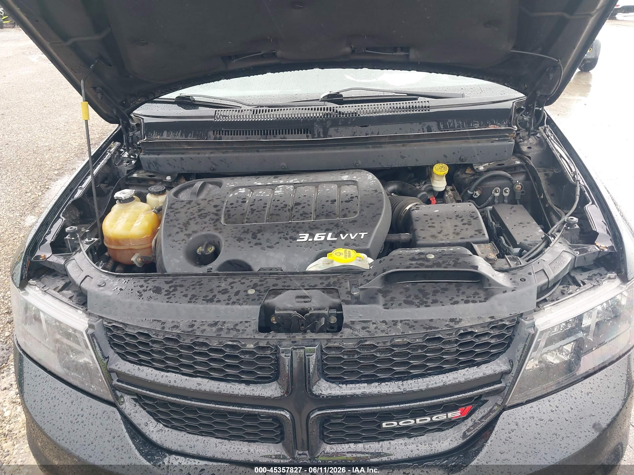 2014 Dodge Journey R/t Черный vin: 3C4PDDEG9ET140784