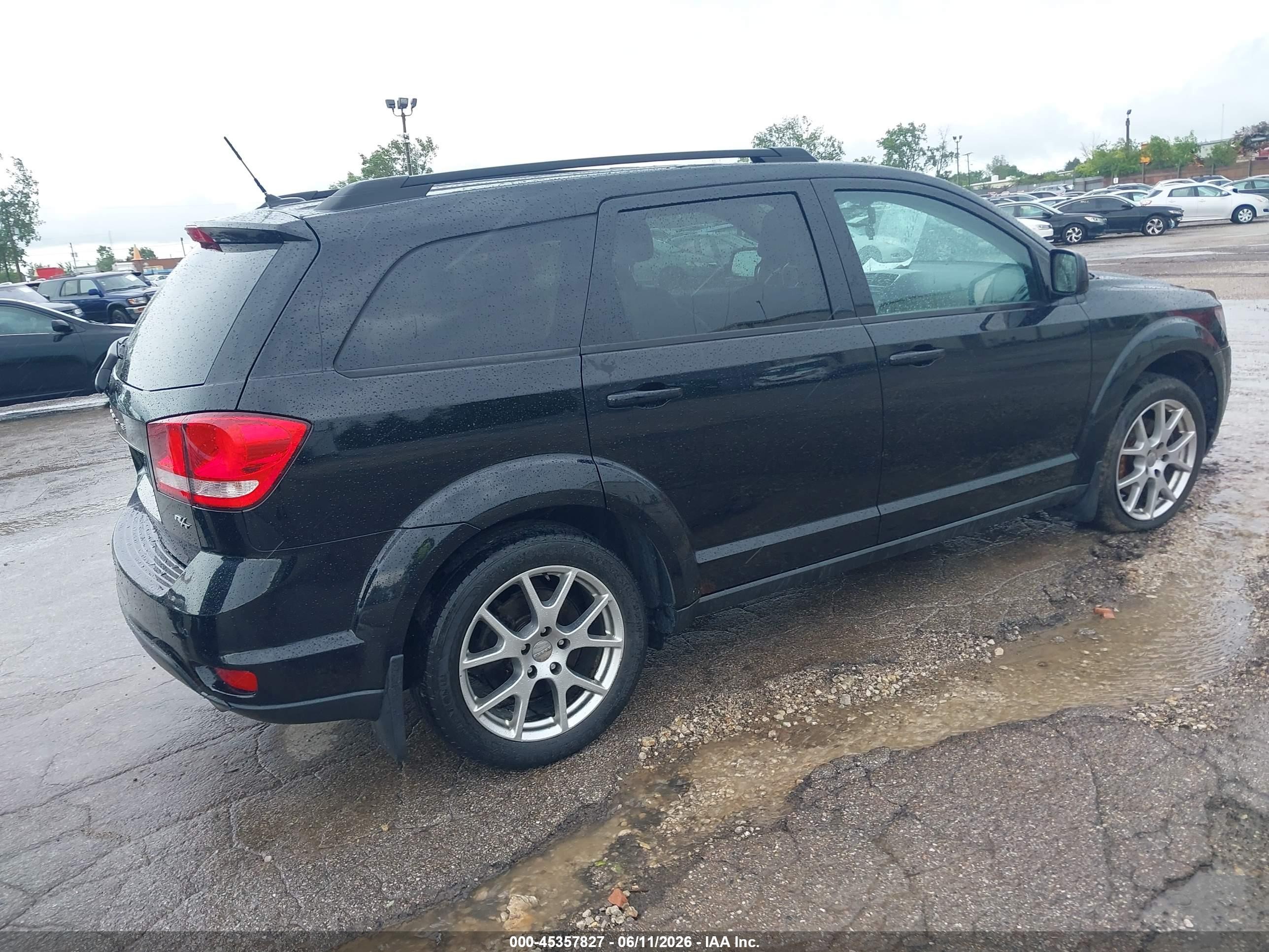 2014 Dodge Journey R/t Черный vin: 3C4PDDEG9ET140784