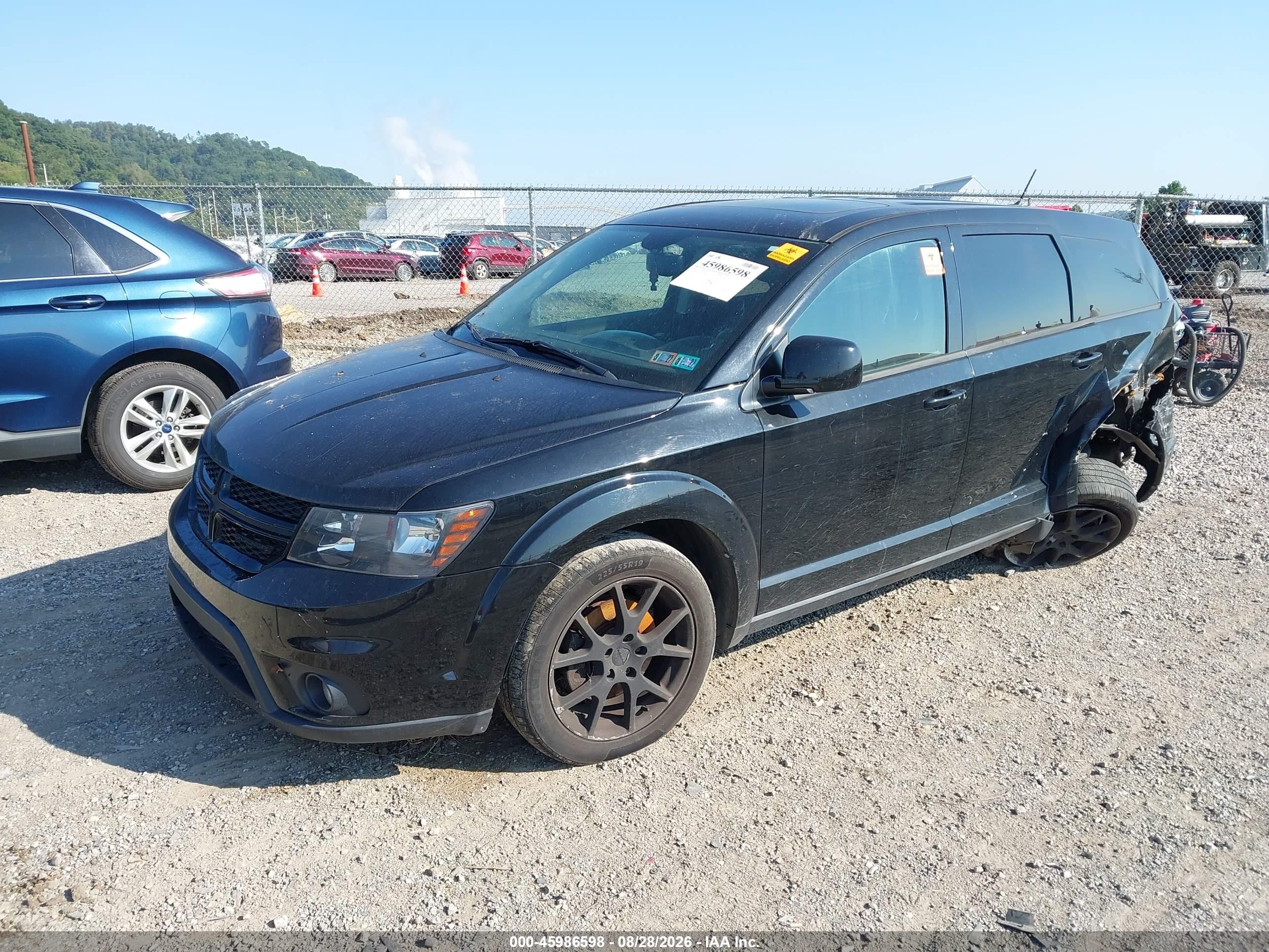 2014 Dodge Journey R/t Black vin: 3C4PDDEG9ET259418