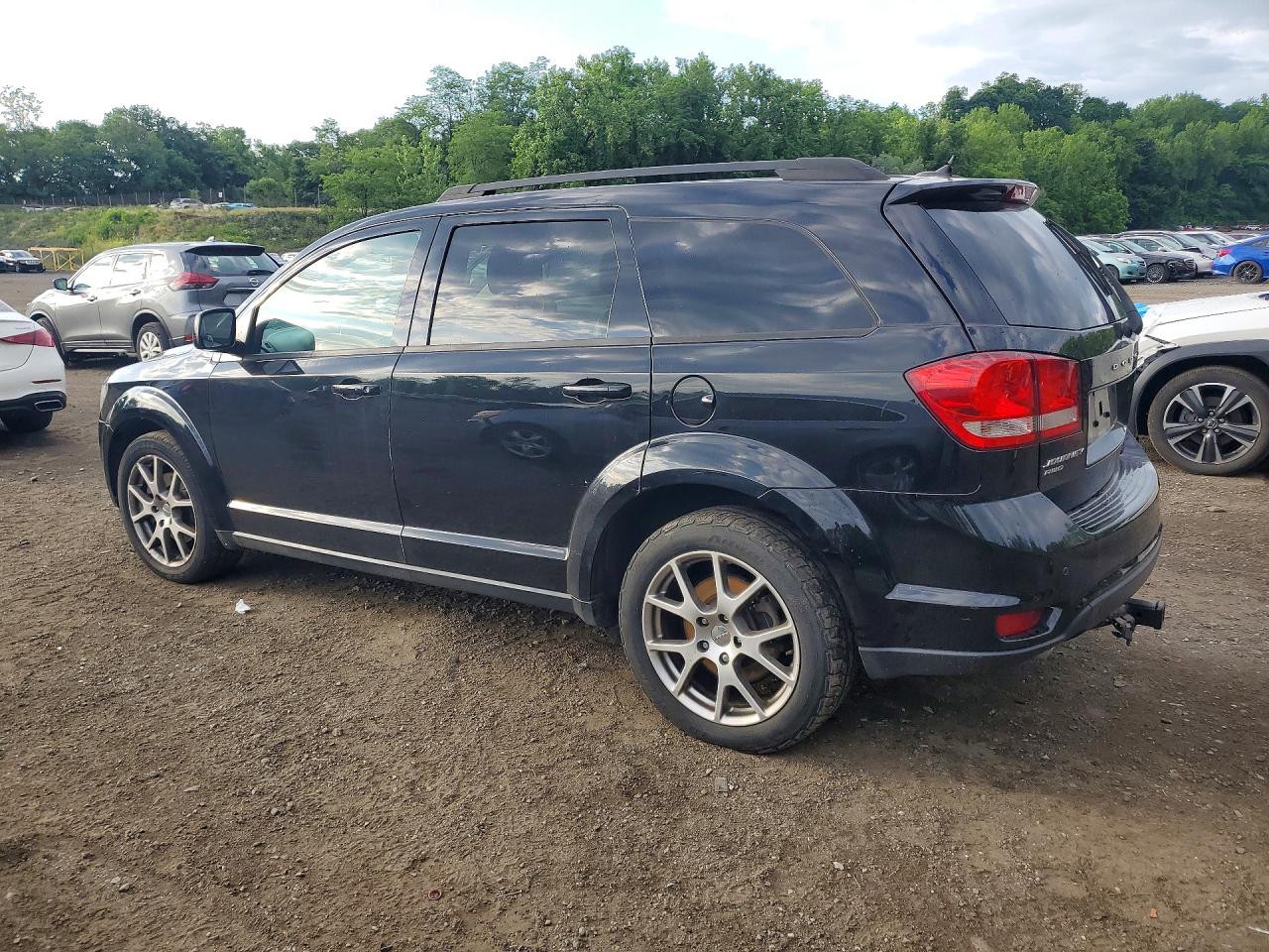 2015 Dodge Journey R Black vin: 3C4PDDEG9FT721283
