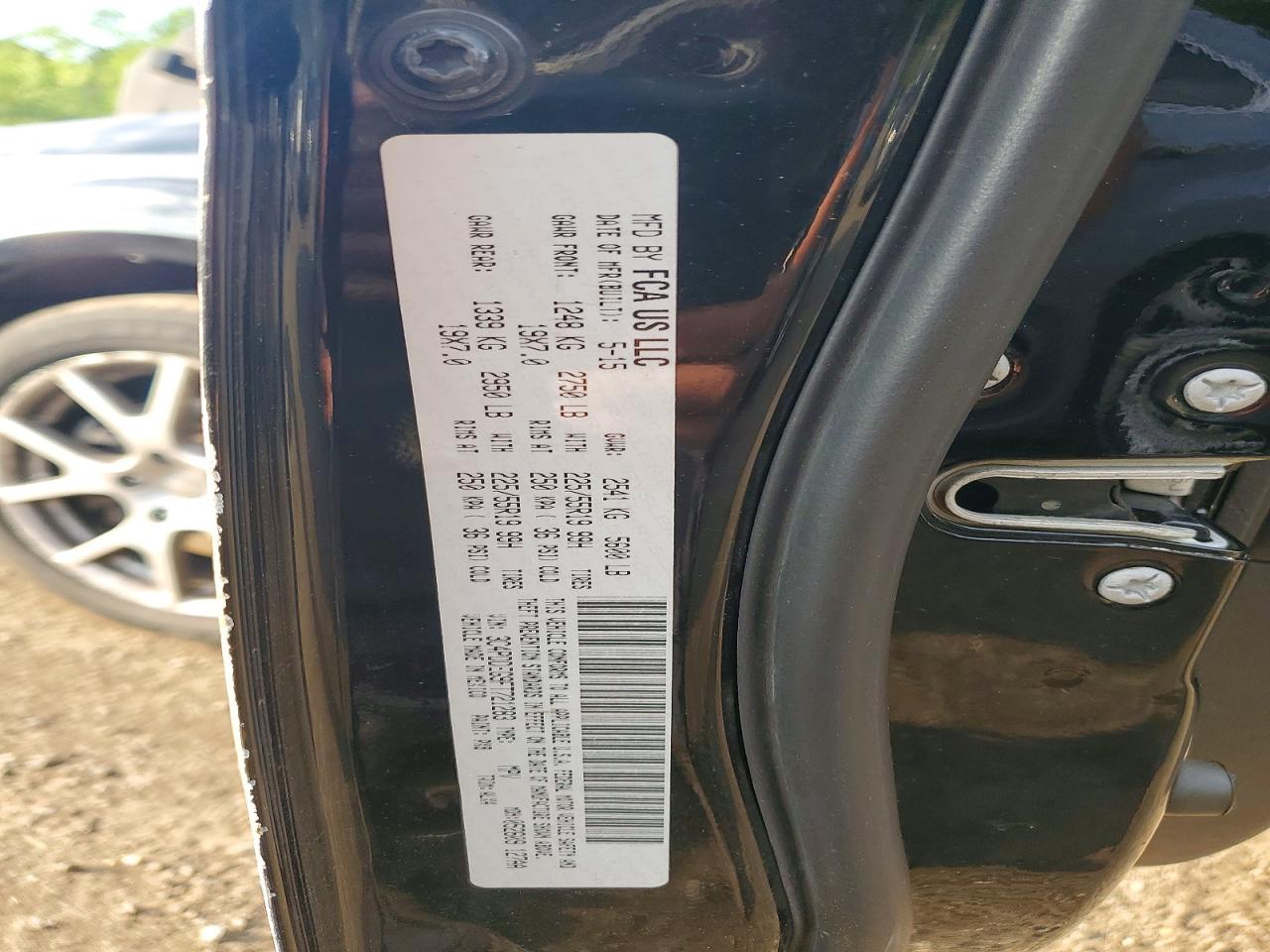 2015 Dodge Journey R Black vin: 3C4PDDEG9FT721283