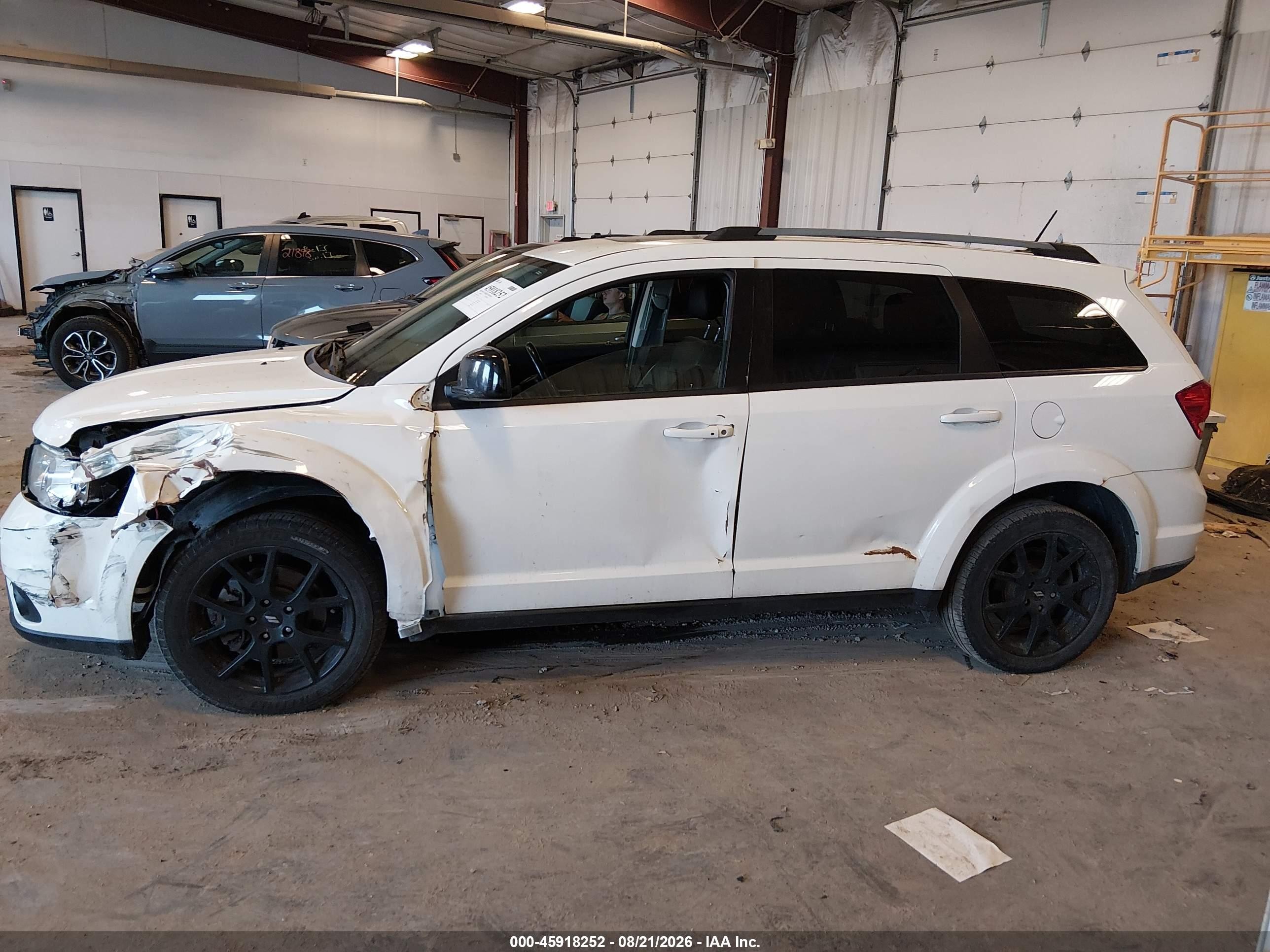 2018 Dodge Journey Gt Awd White vin: 3C4PDDEG9JT278416