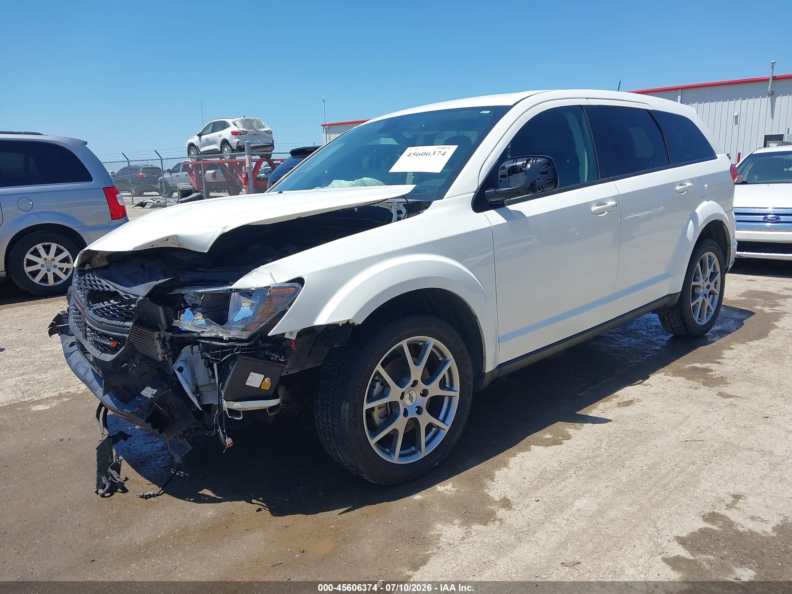 2019 Dodge Journey Gt Awd White vin: 3C4PDDEG9KT784555
