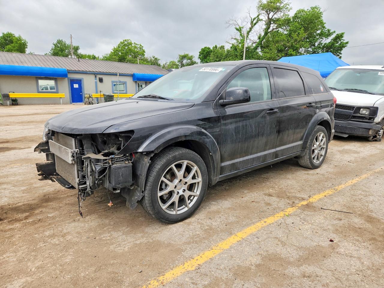 2015 Dodge Journey Черный vin: 3C4PDDEGXFT646285